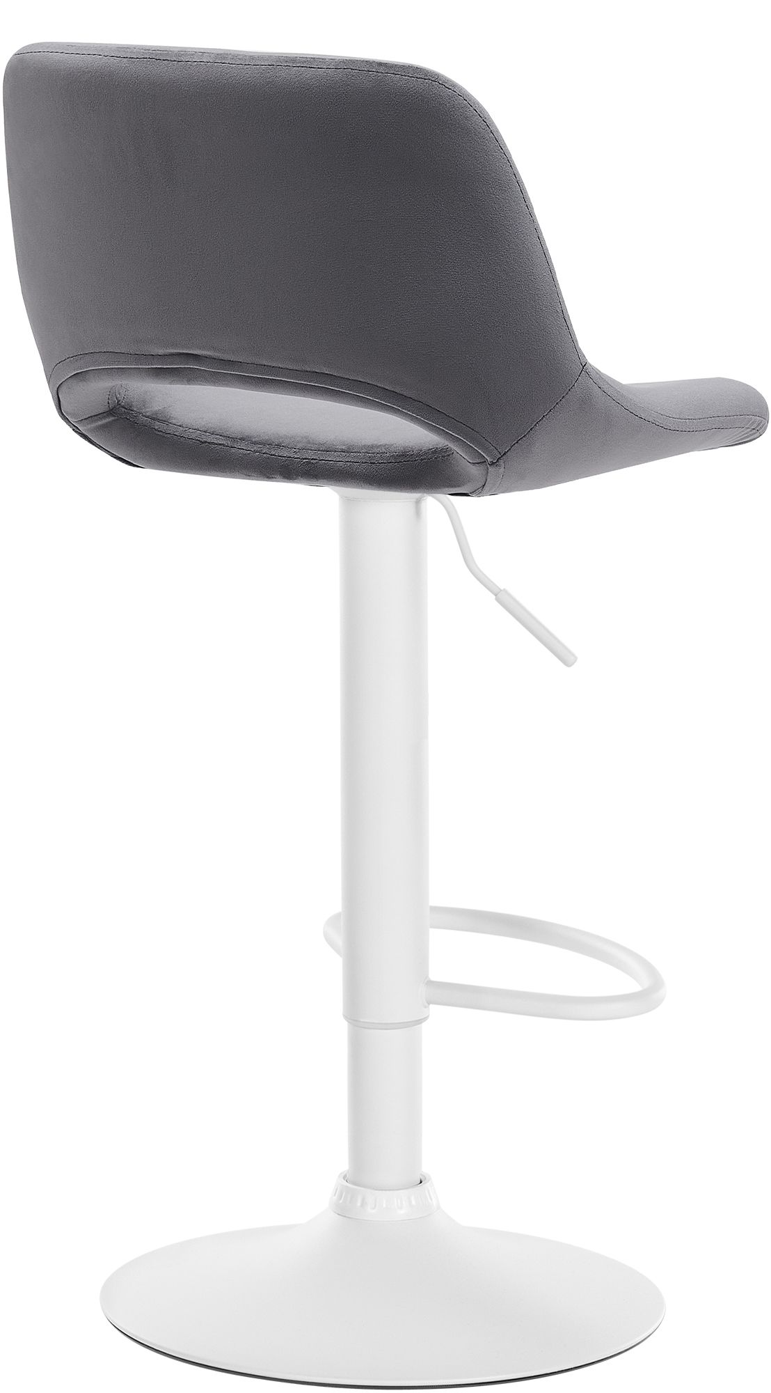 Lot de 2 tabourets de bar Camden velours