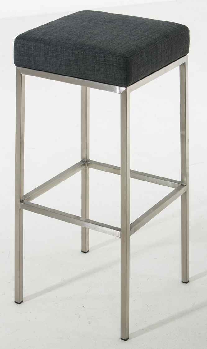 Lot de 2 tabourets de bar Montréal avec revêtement en tissu