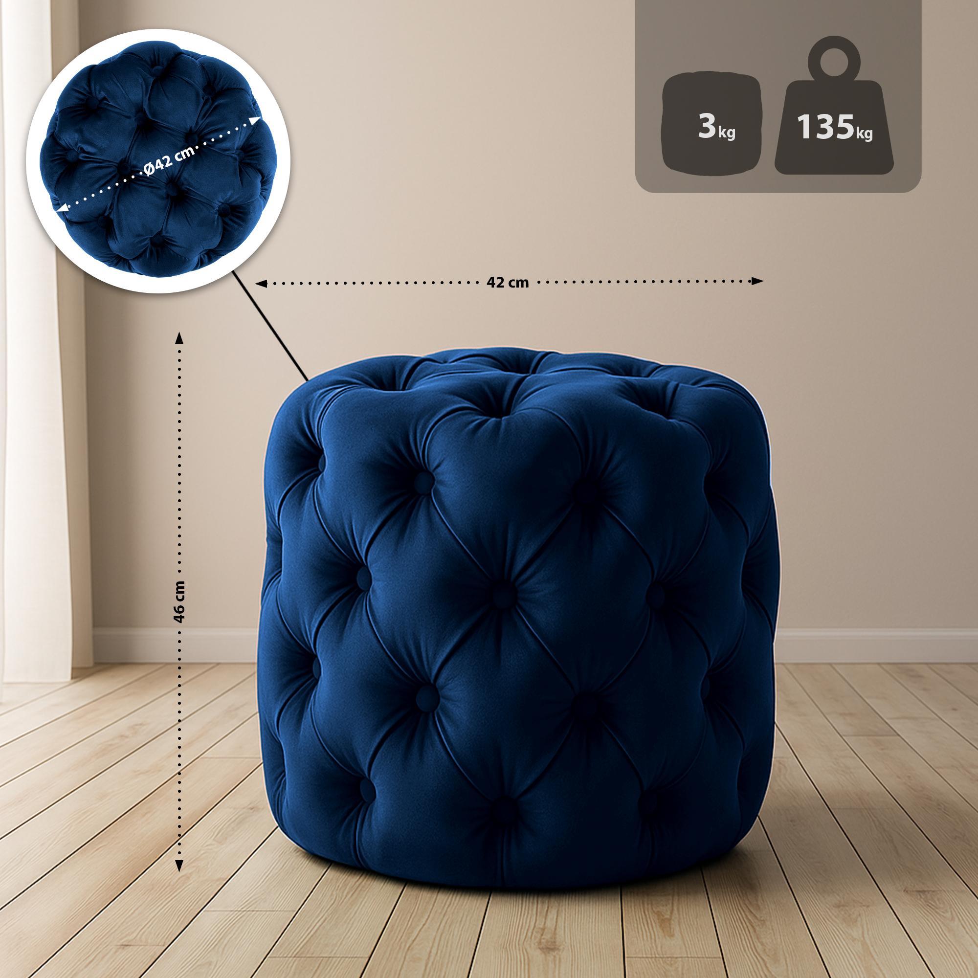 Tabouret Drancy Velours