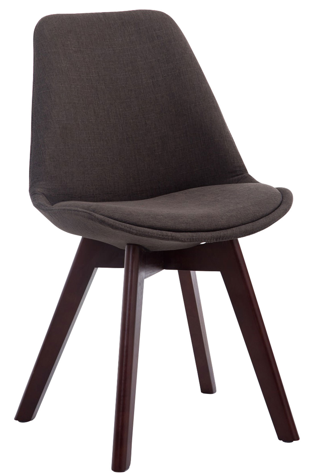 Lot de 4 chaises de salle à manger Borneo V2 en Tissu