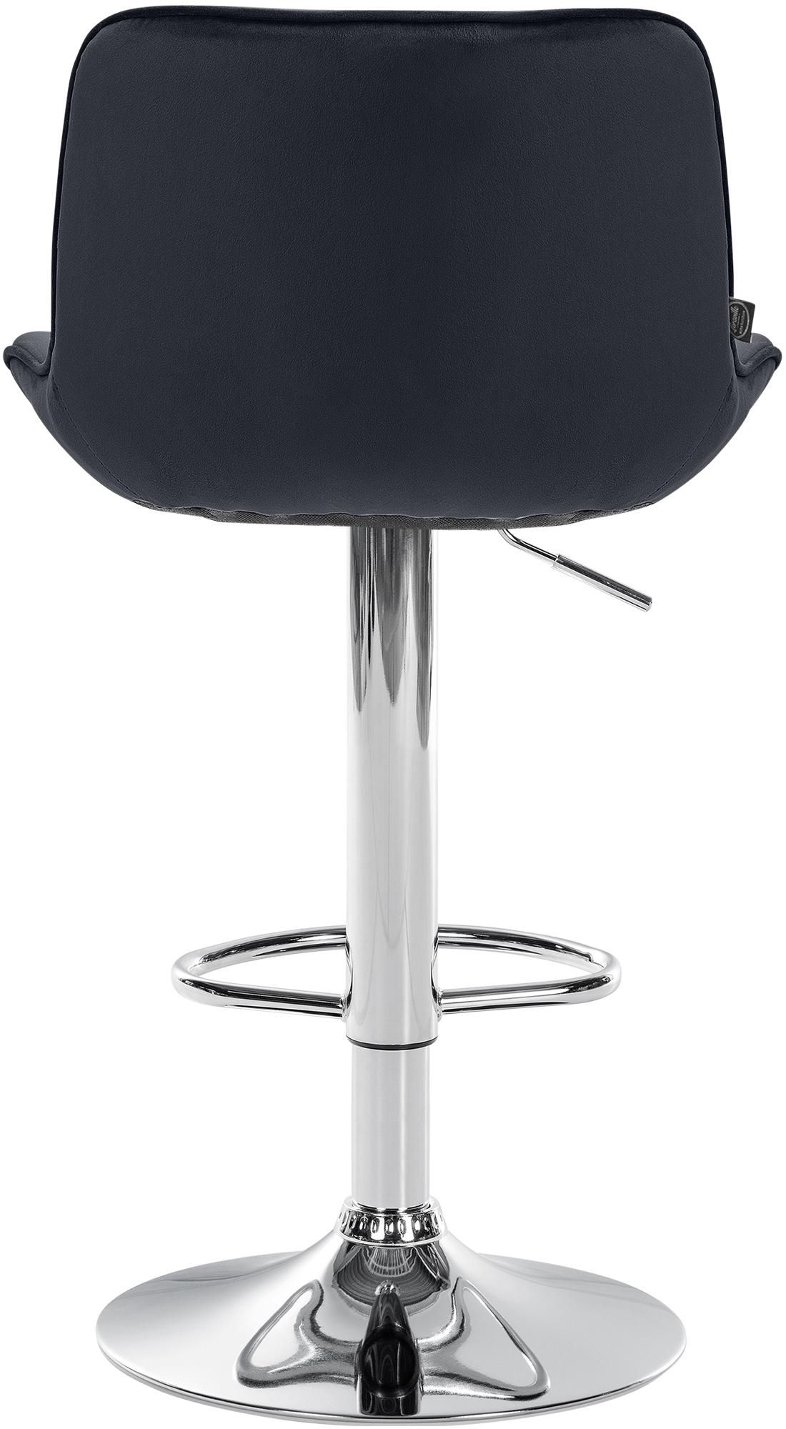 Tabouret de bar Vonore velours