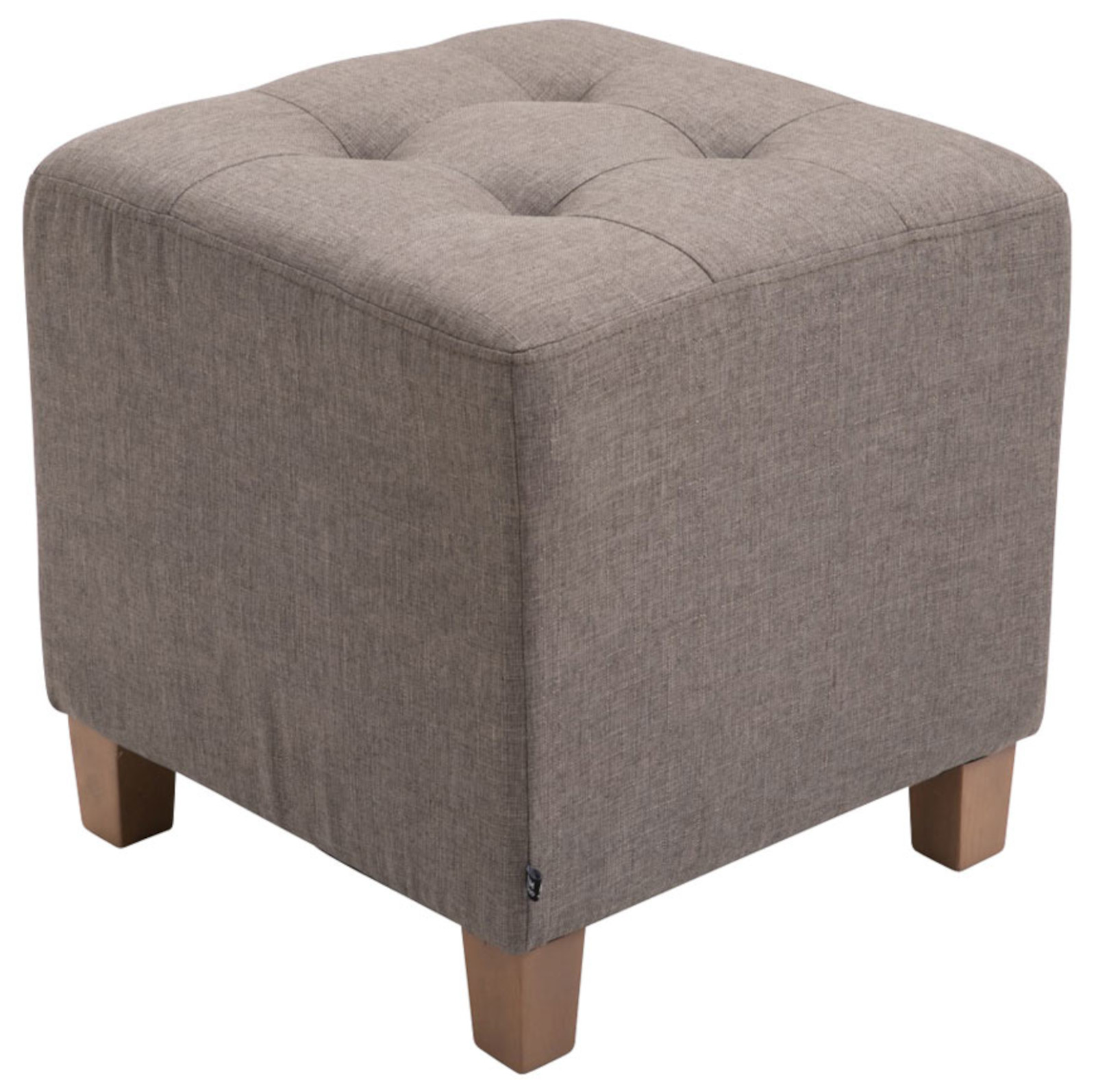 Lot de 2 tabourets bas Pharao en tissu