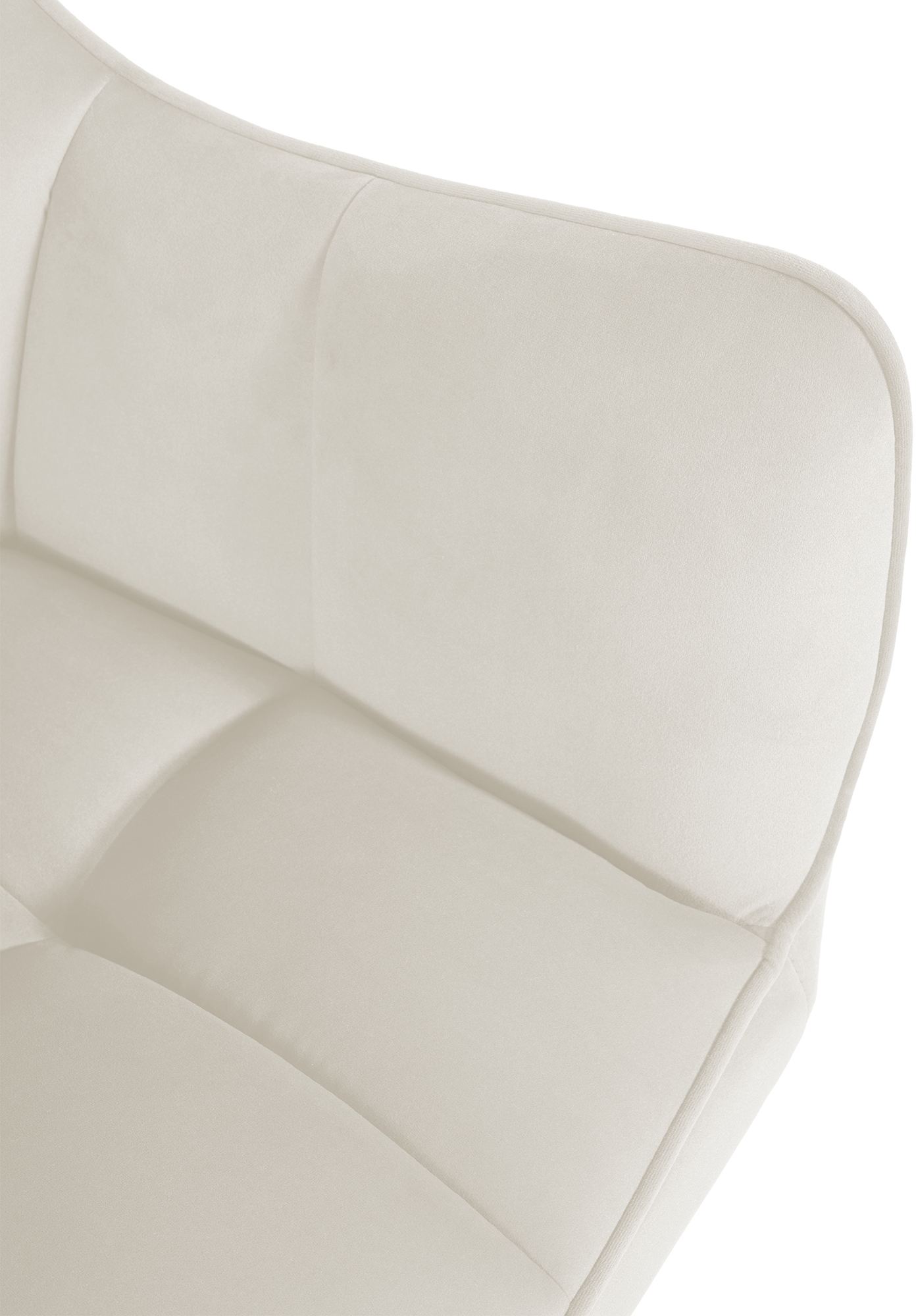 Chaise de salle à manger Swing revêtement velours