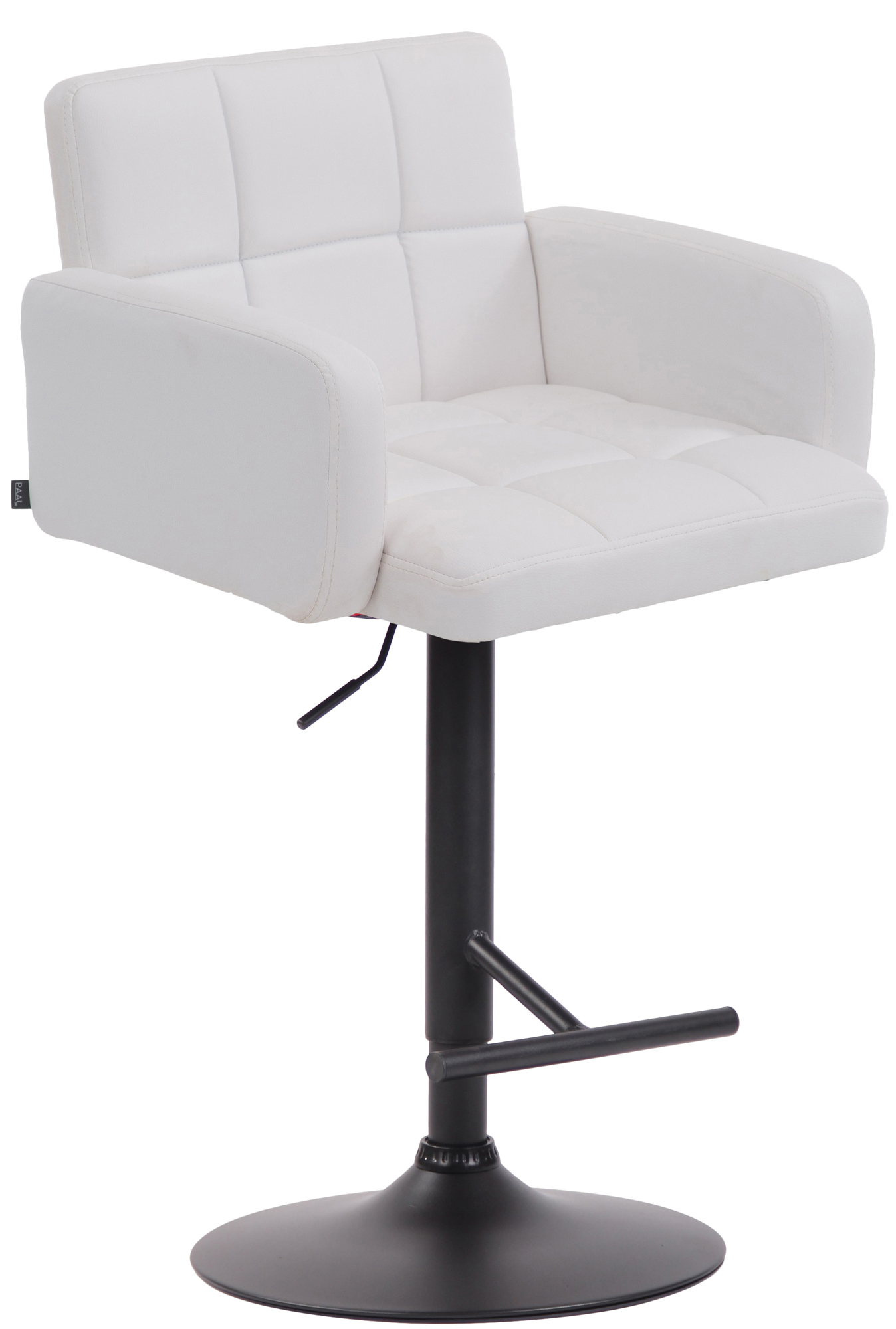 Tabouret de bar Los Angeles similicuir avec pied en métal