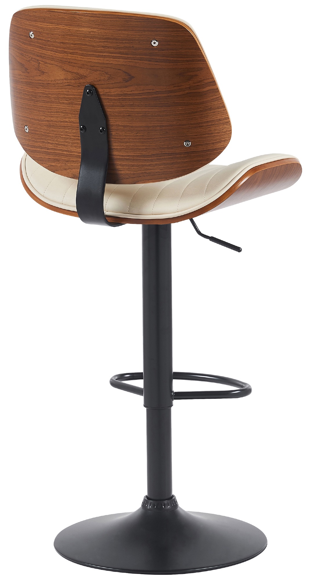 Lot de 2 tabourets de bar Clawson en similicuir