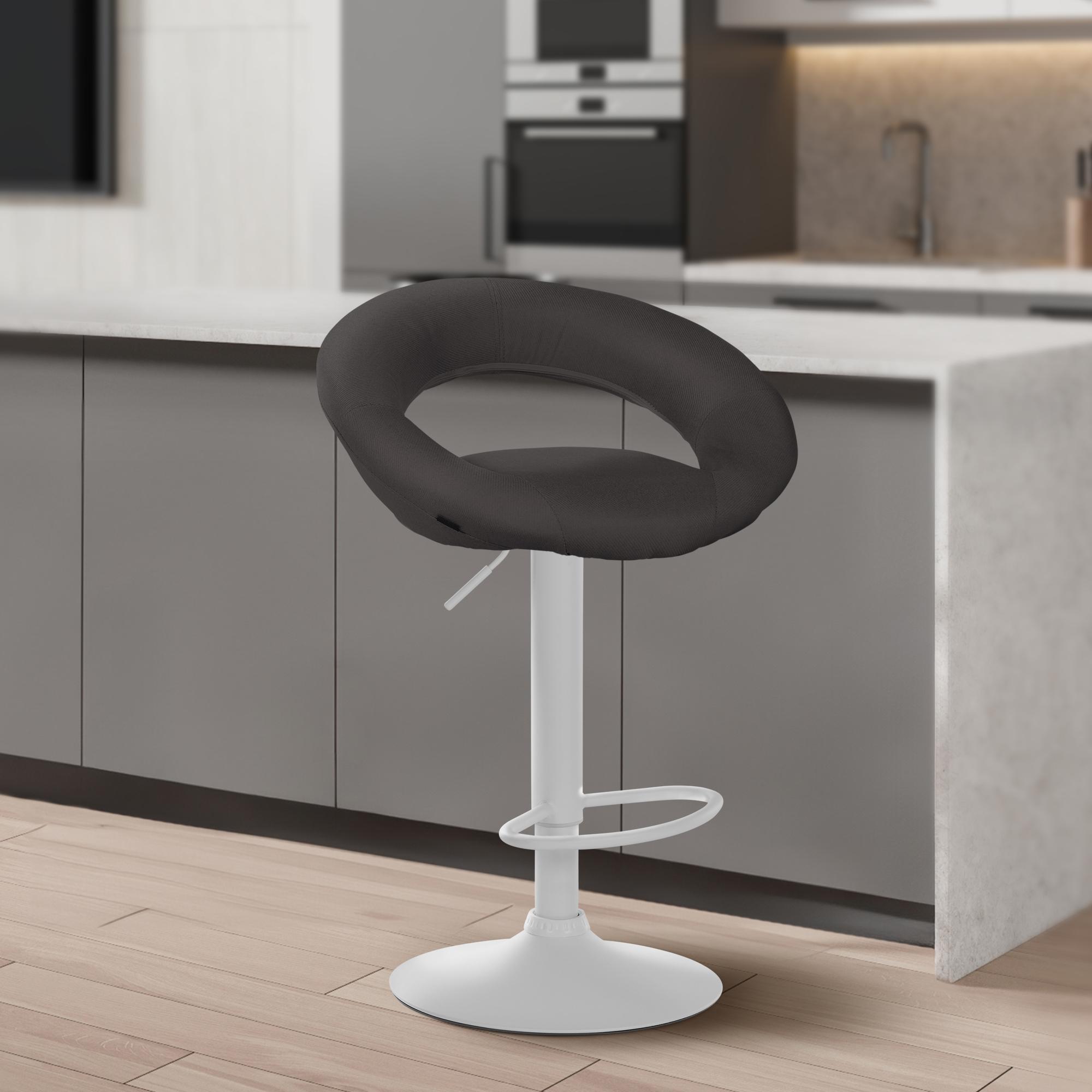 Tabouret de bar Olinda Tissu