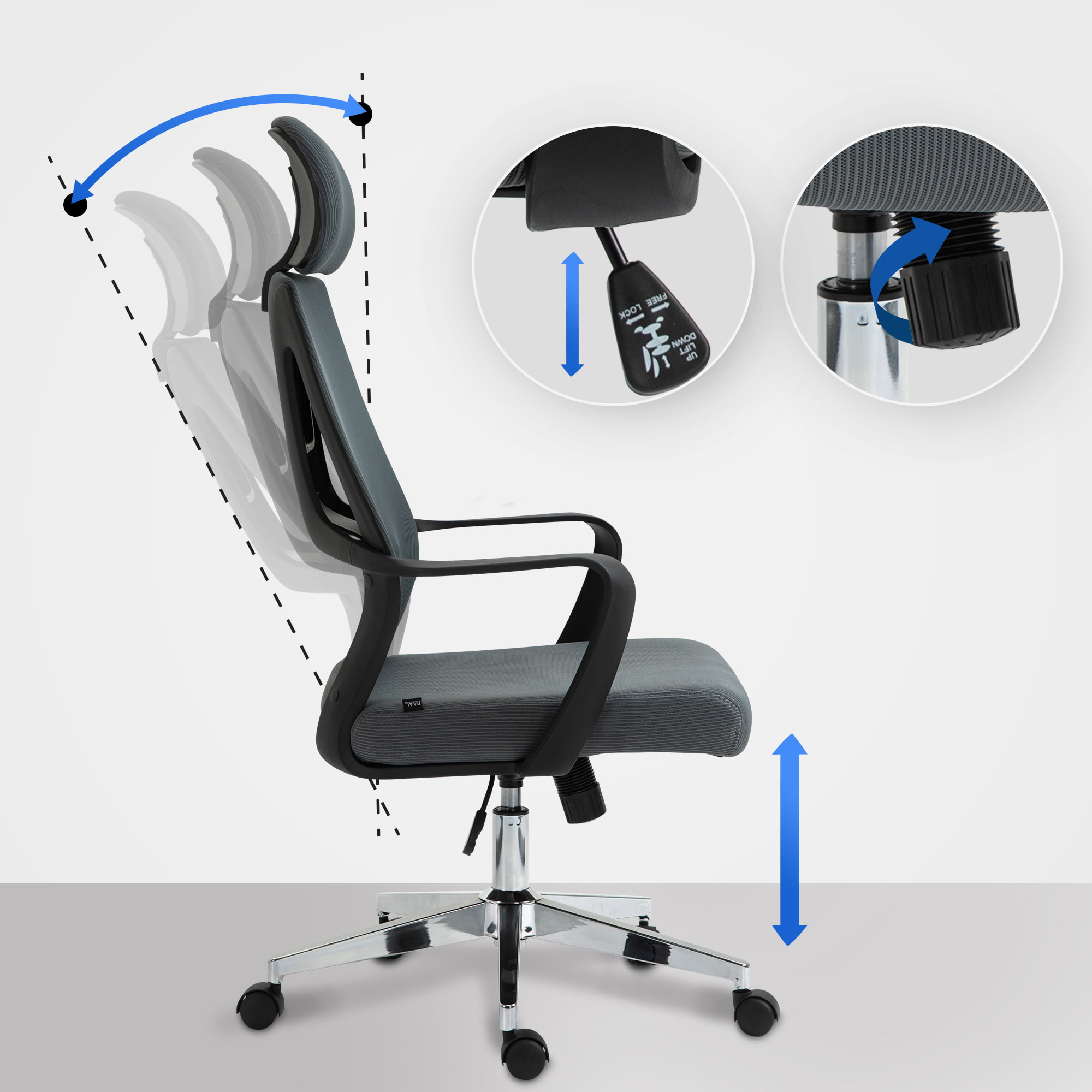 Fauteuil de bureau ergonomique Kanab