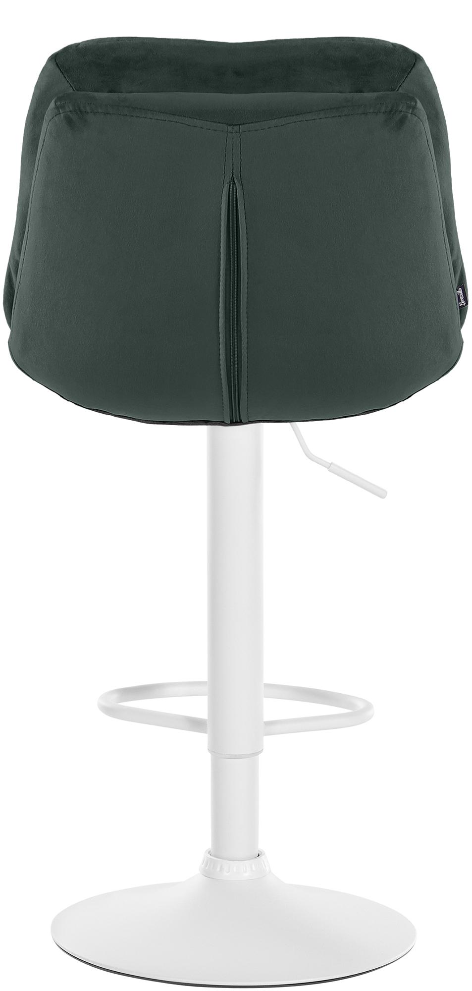 Tabouret de bar Laurel velours