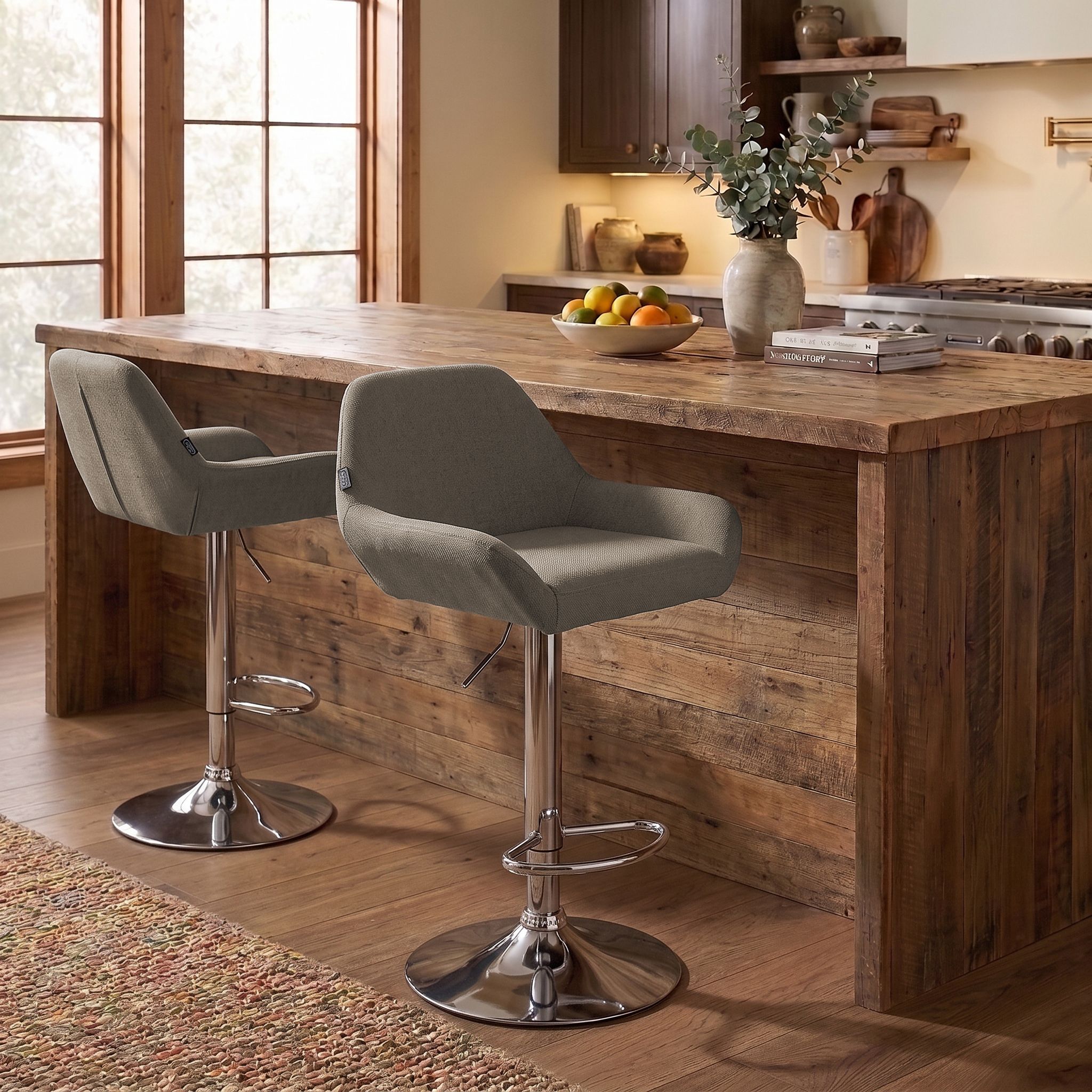 Tabouret de bar Braga tissu