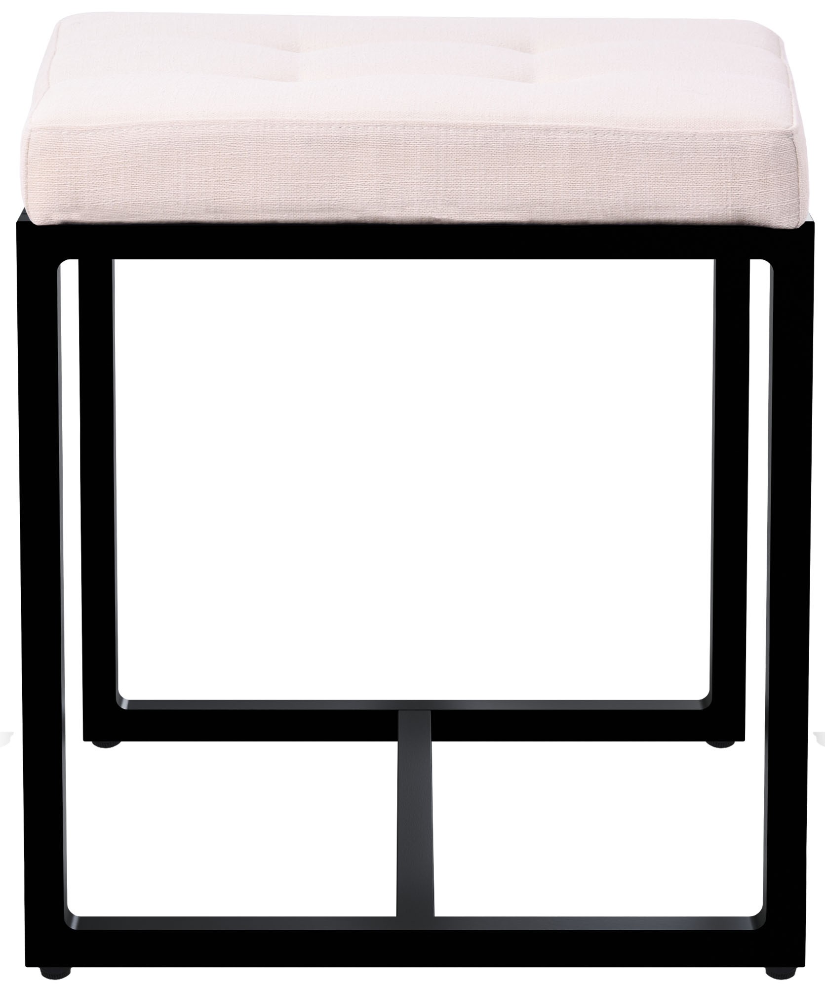 Pouf Barci avec structure noire