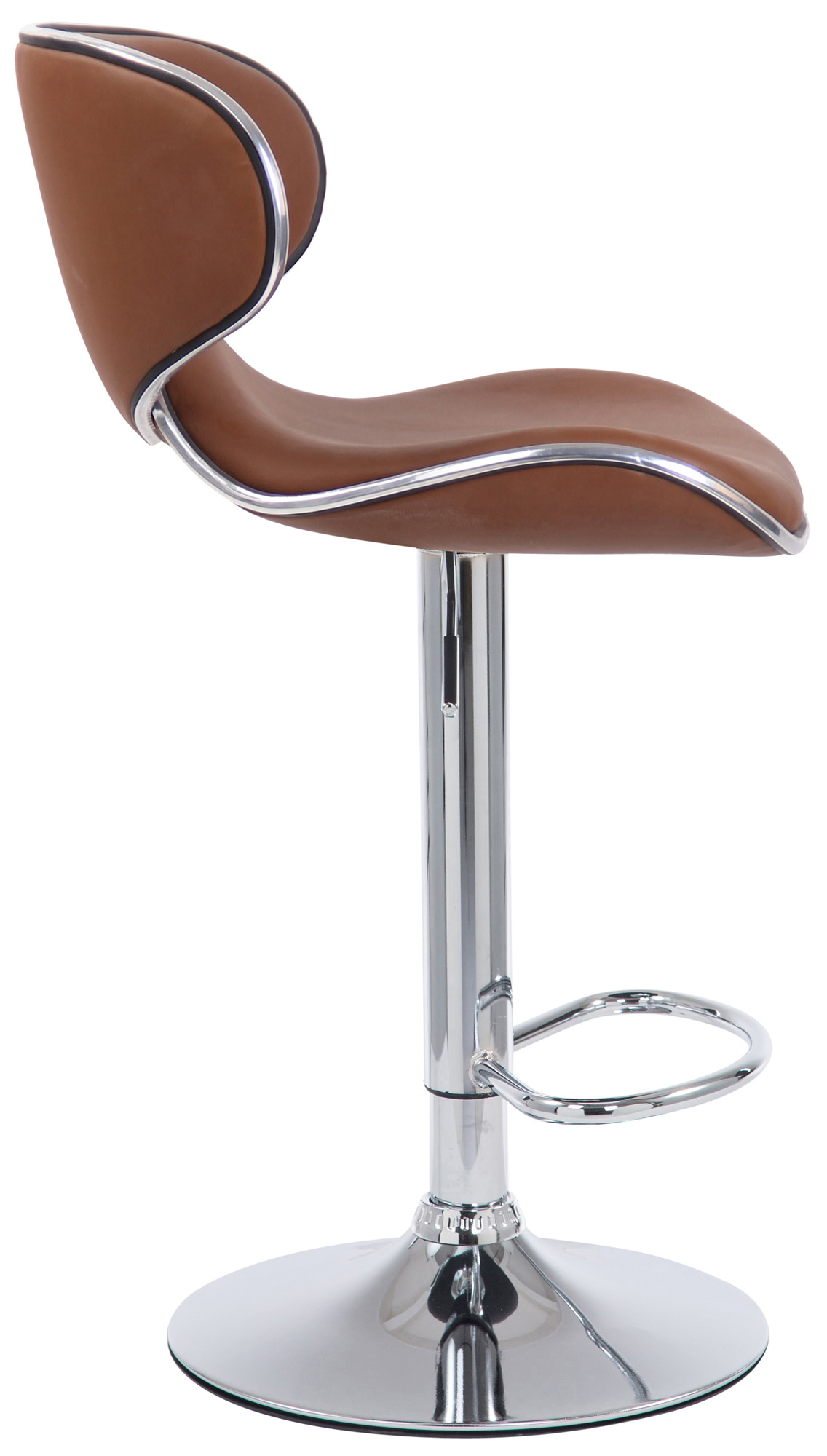 Tabouret de bar Las Vegas V2 similicuir avec pied en métal