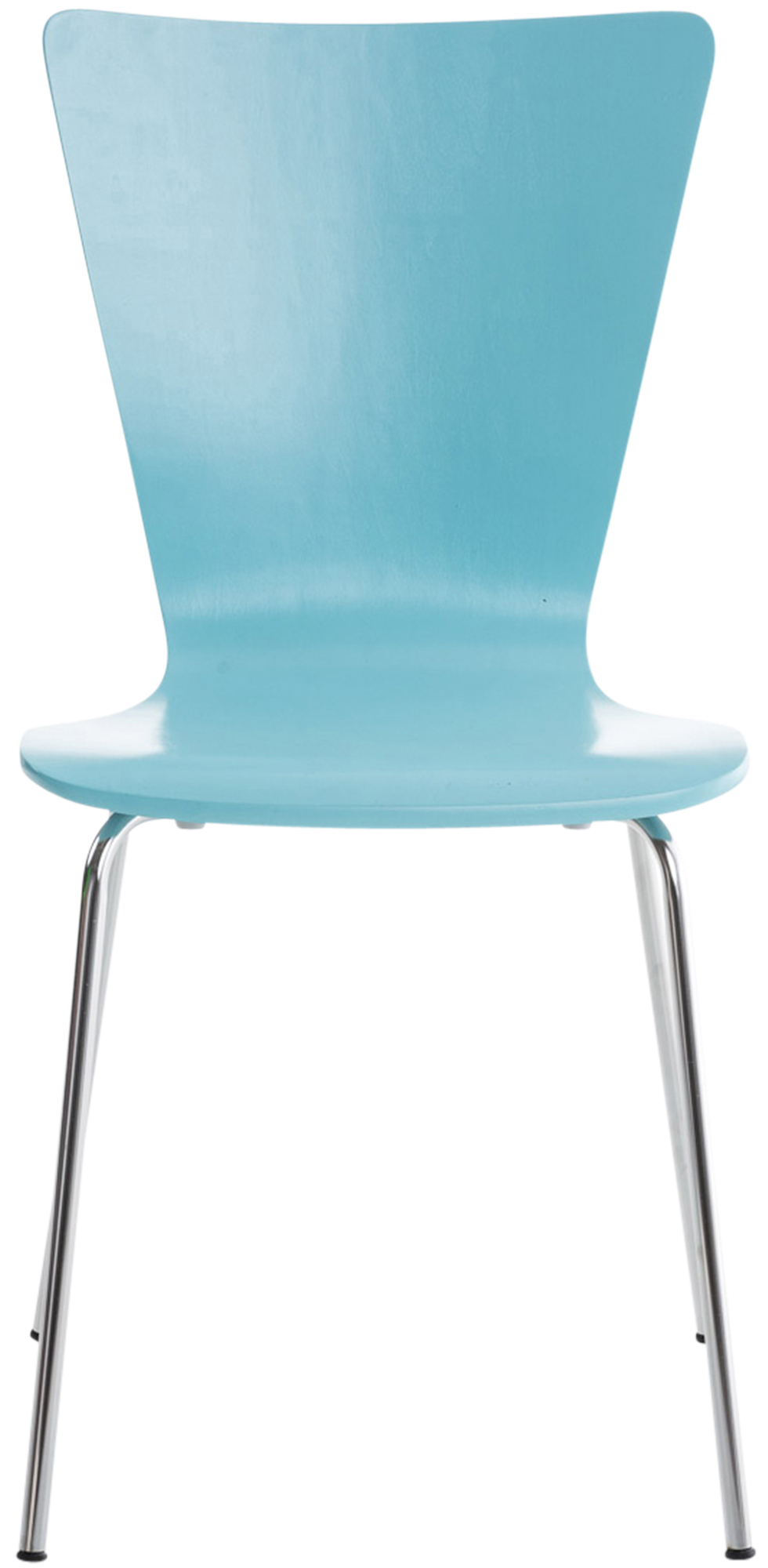 Chaise empilable Aaron Bleu clair
