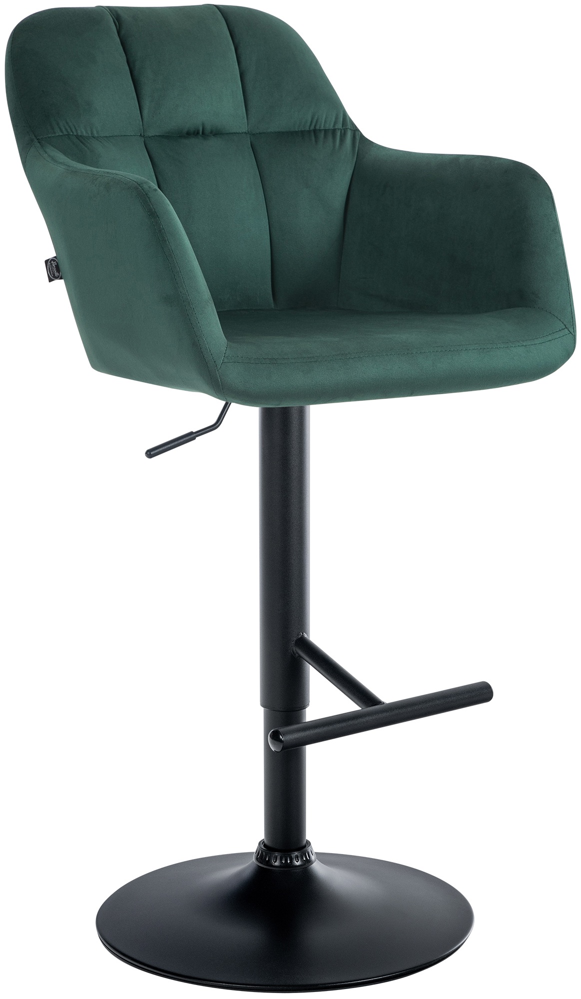 Tabouret de bar Natoma velours