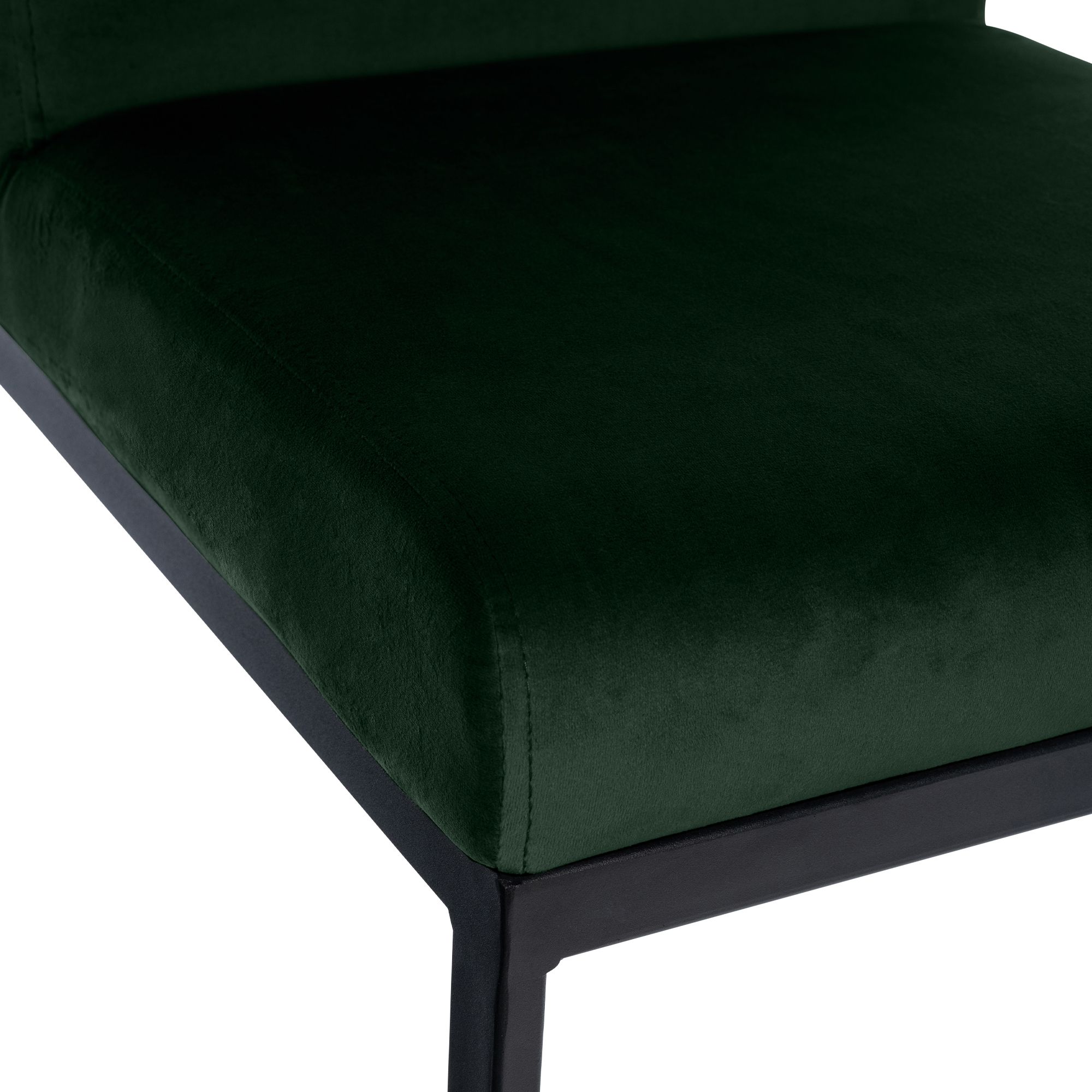 Lot de 2 tabourets de bar Hopewell en velours