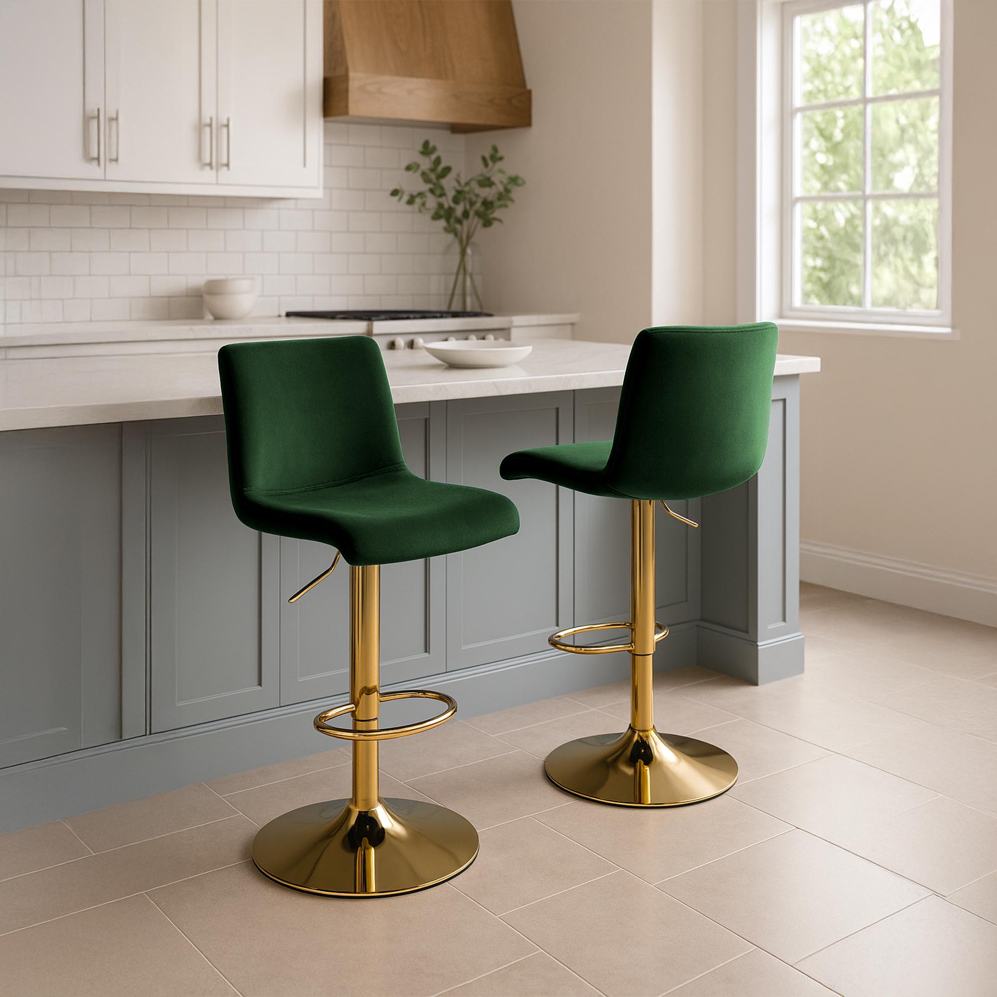 Tabouret de Bar Hover Velours