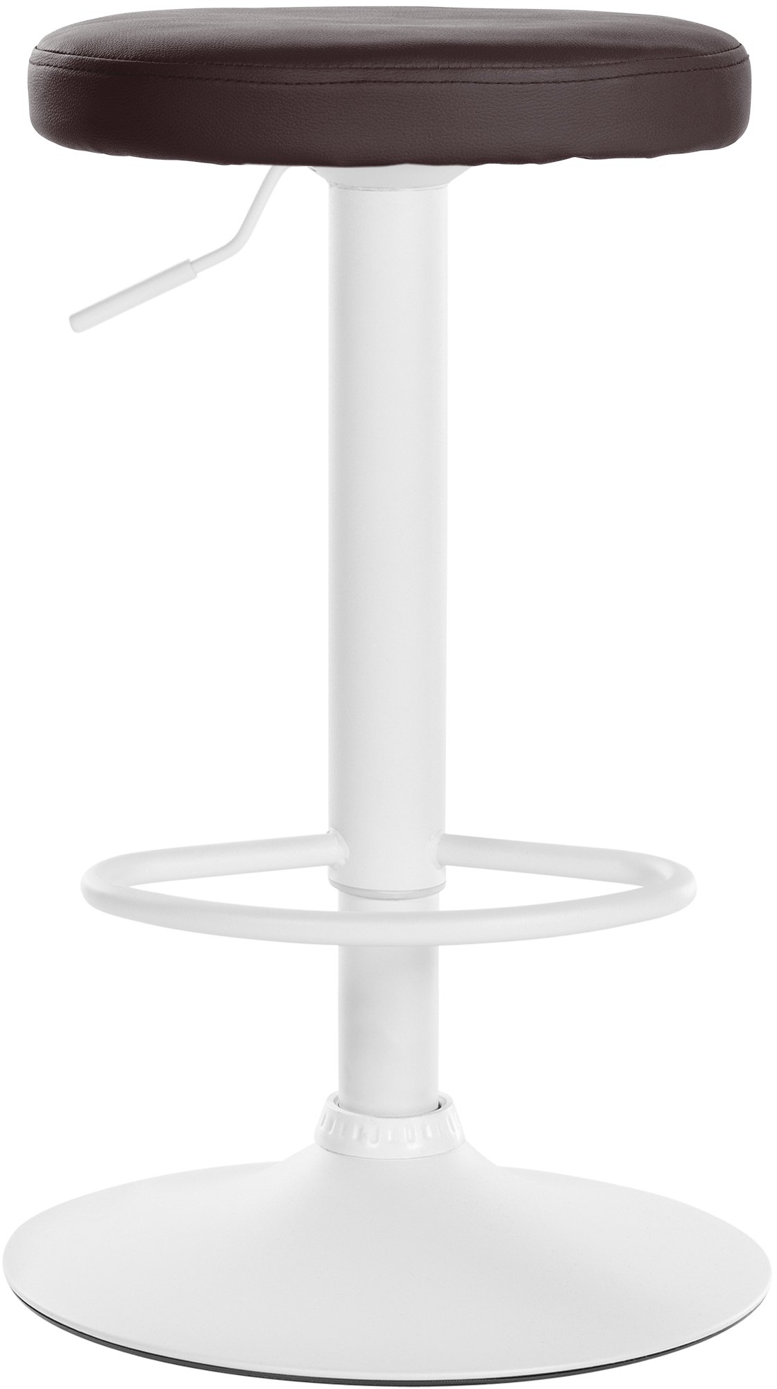 Lot de 2 tabourets de bar Ponte en similicuir