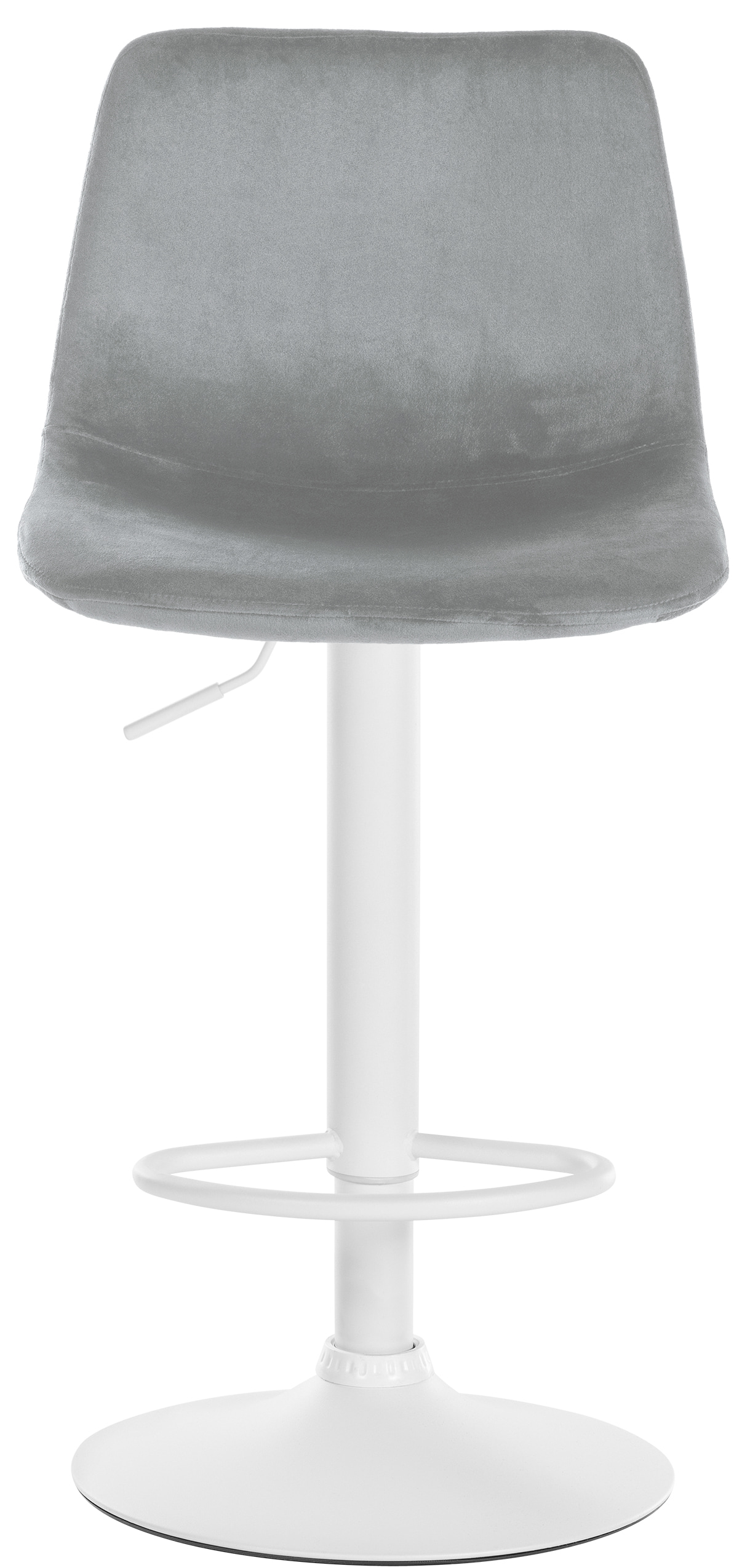Lot de 2 tabourets de bar Divo velours
