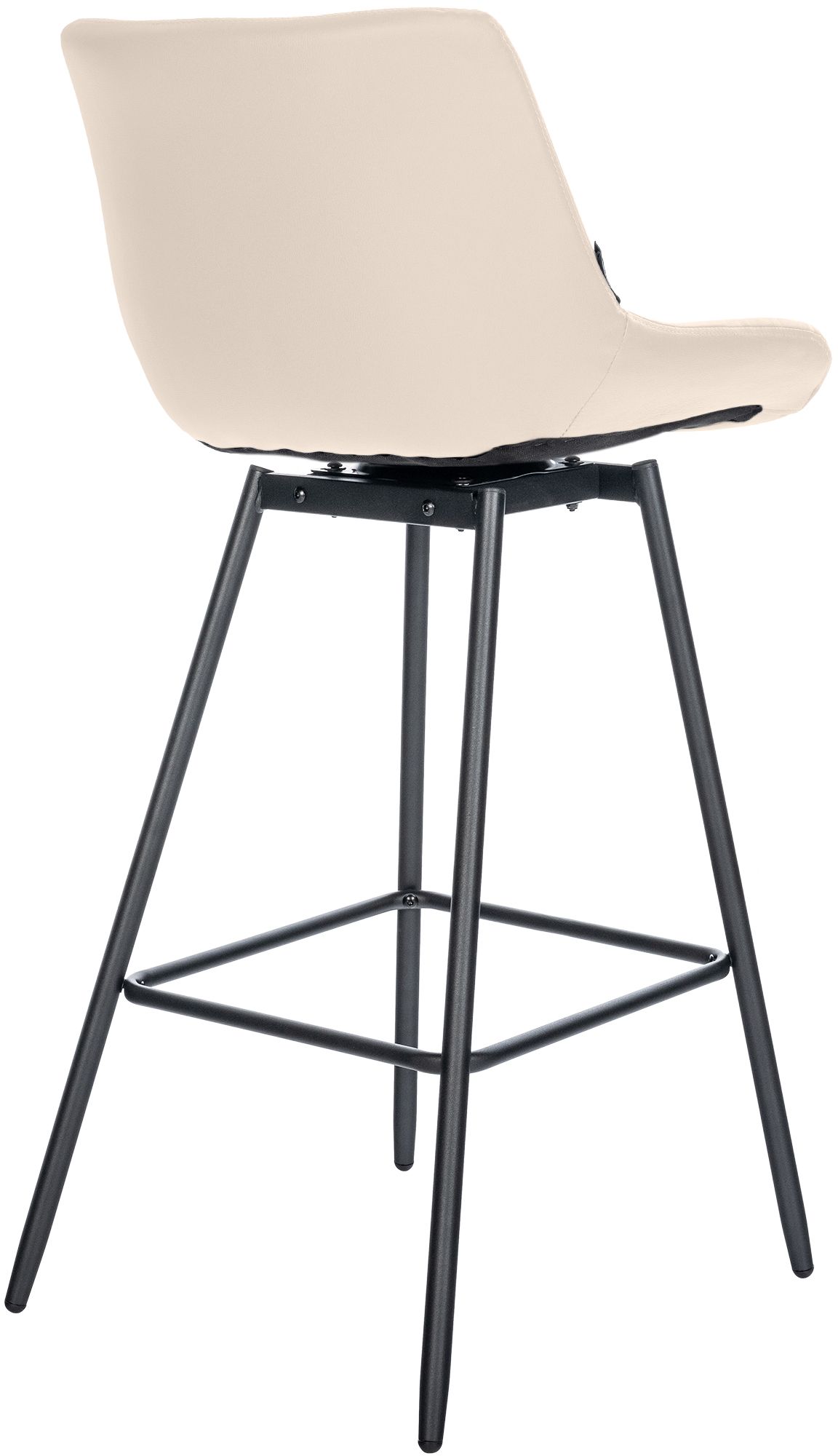 Lot de 4 tabourets de bar Weston pivotants