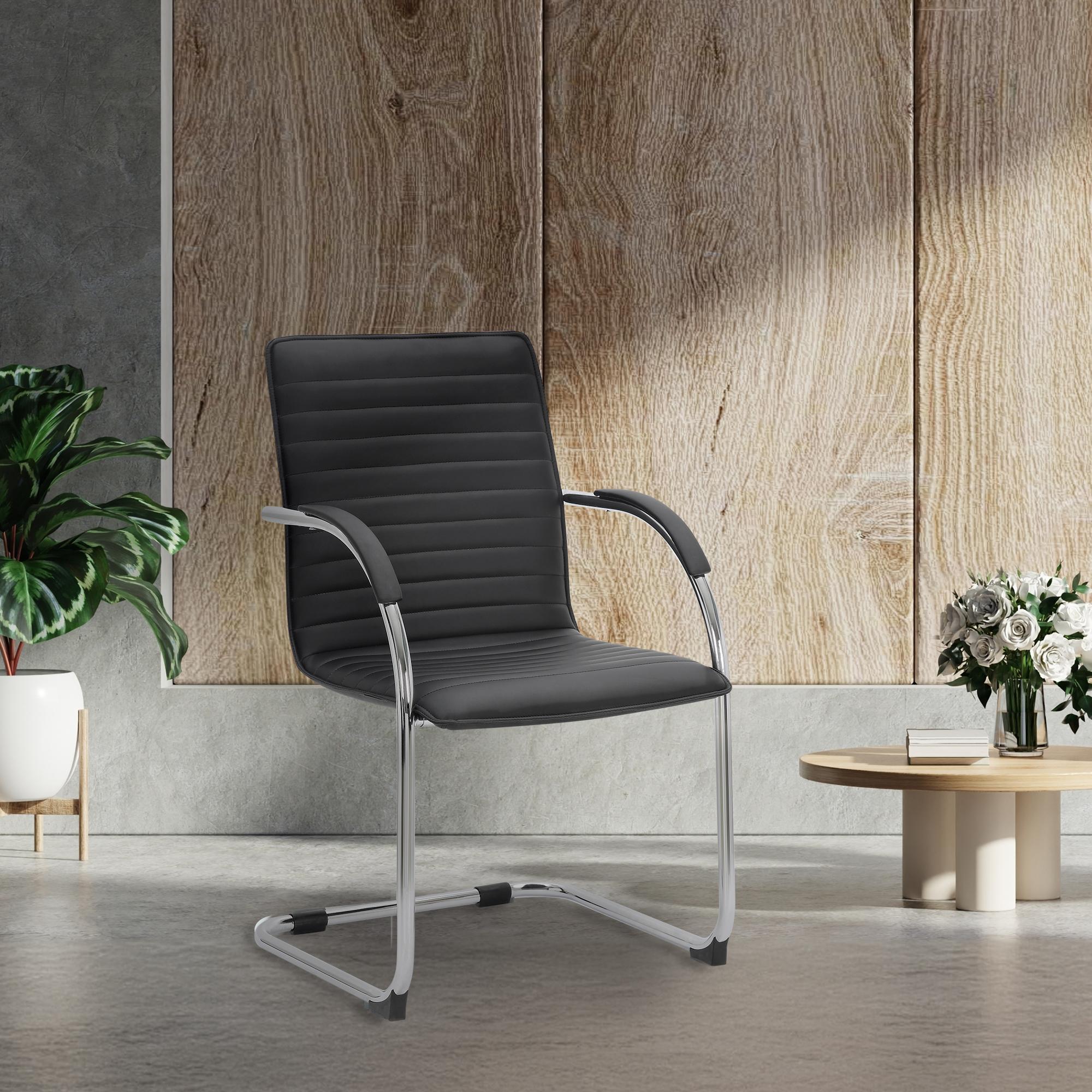 Chaise visiteur Tira similicuir