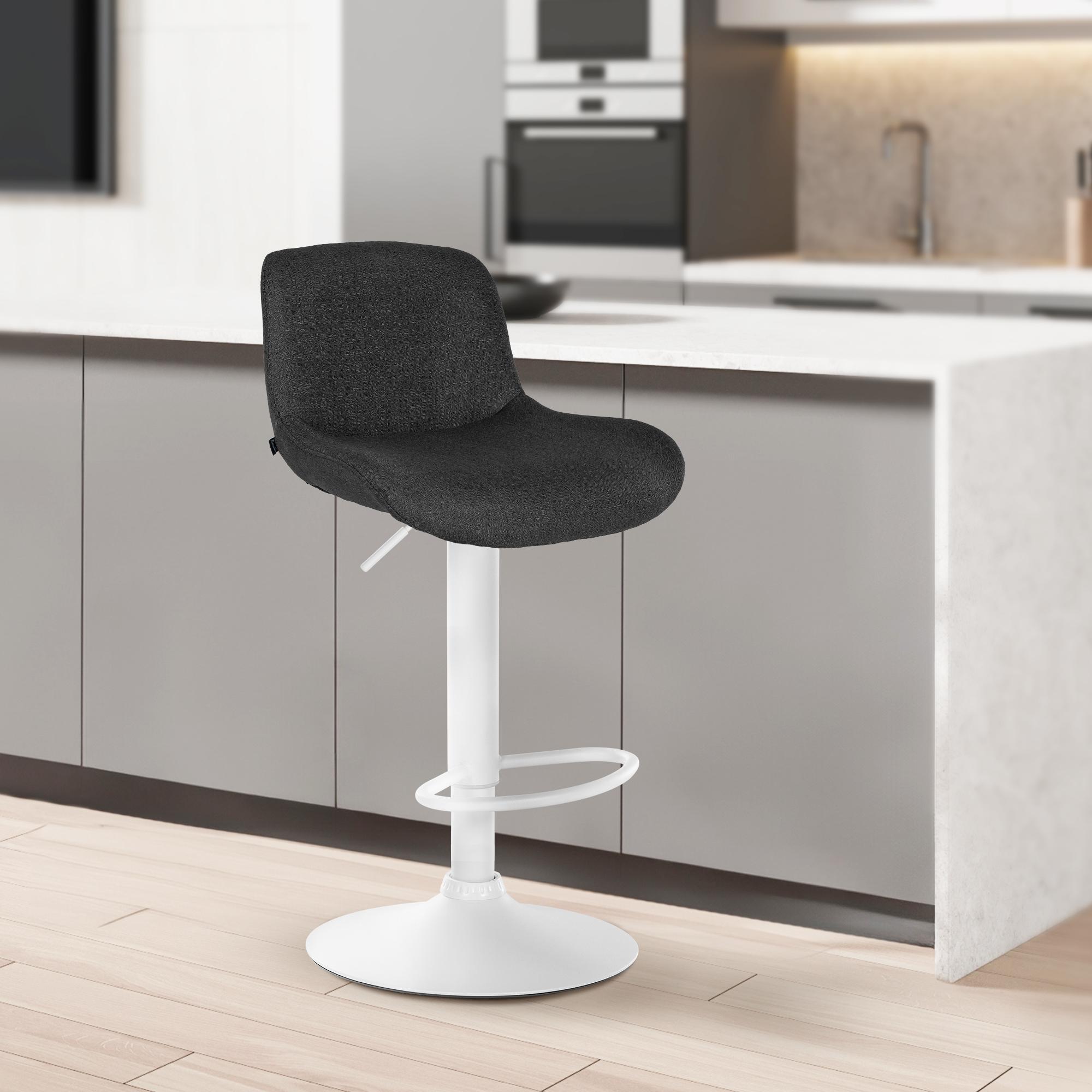 Tabouret de bar Solon blanc