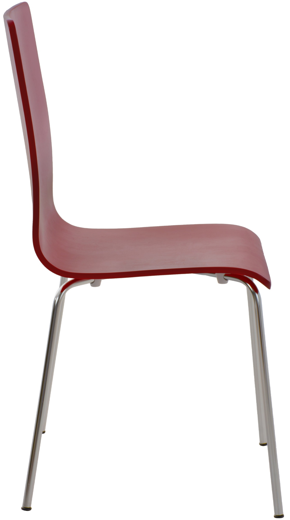 Set 2 Chaises Pepe en bois Rouge