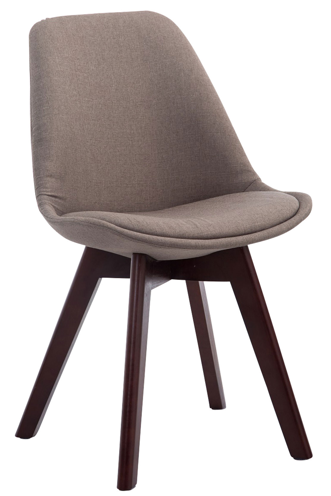 Lot de 4 chaises de salle à manger Borneo V2 en Tissu