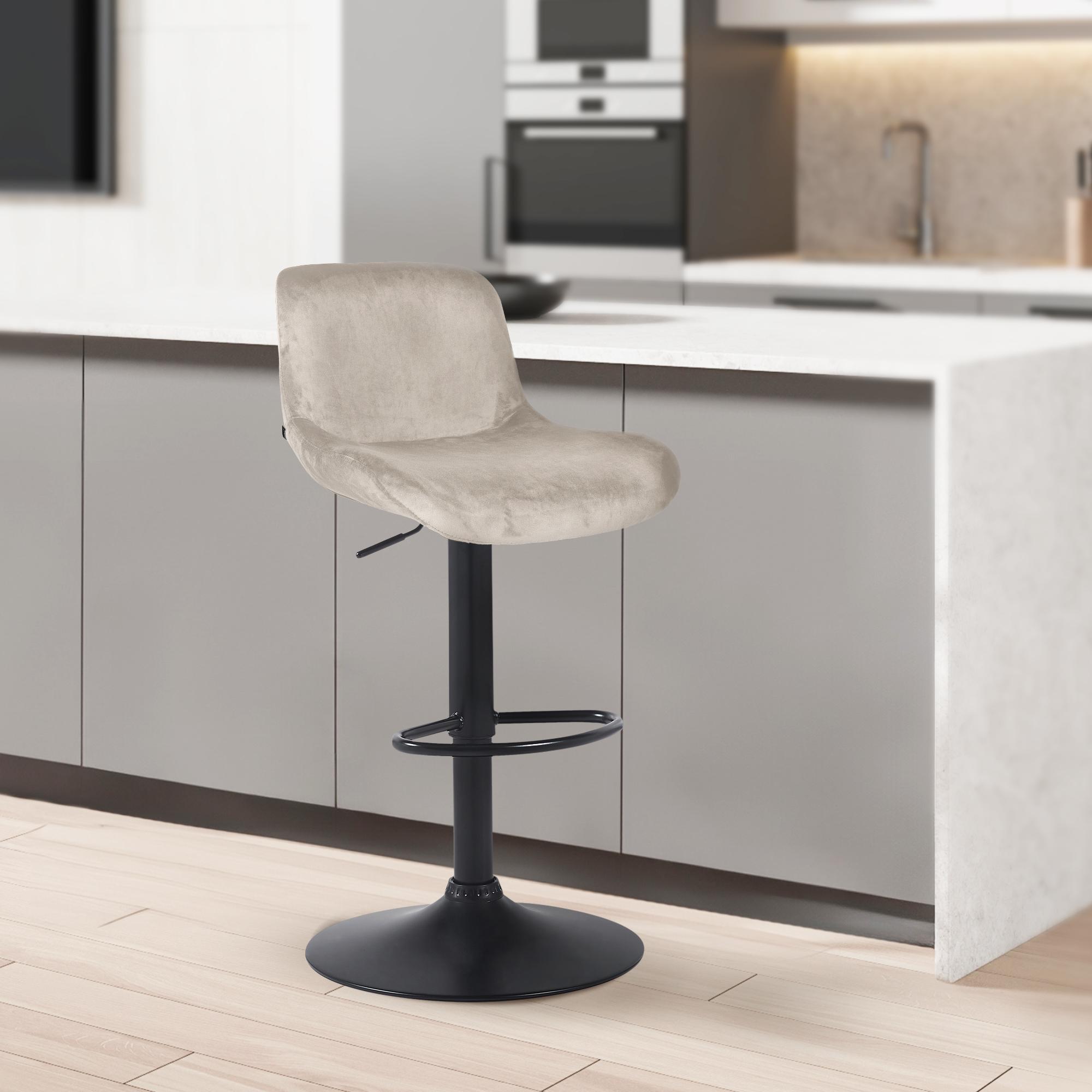 Tabouret de bar Solon noir