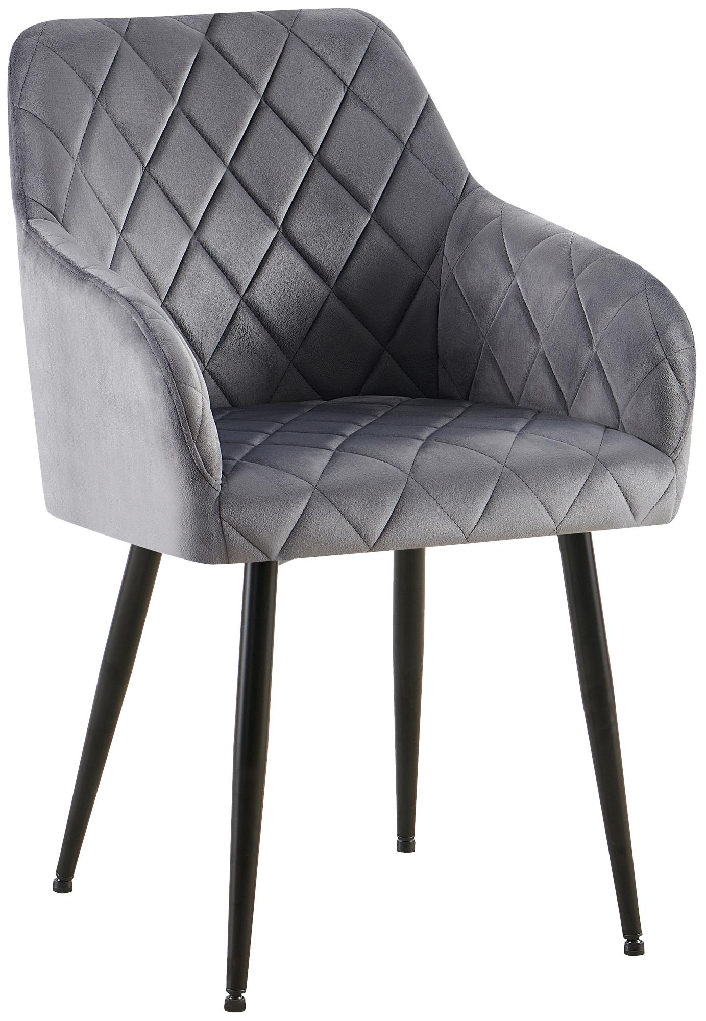Chaise de salle à manger Monett Velours