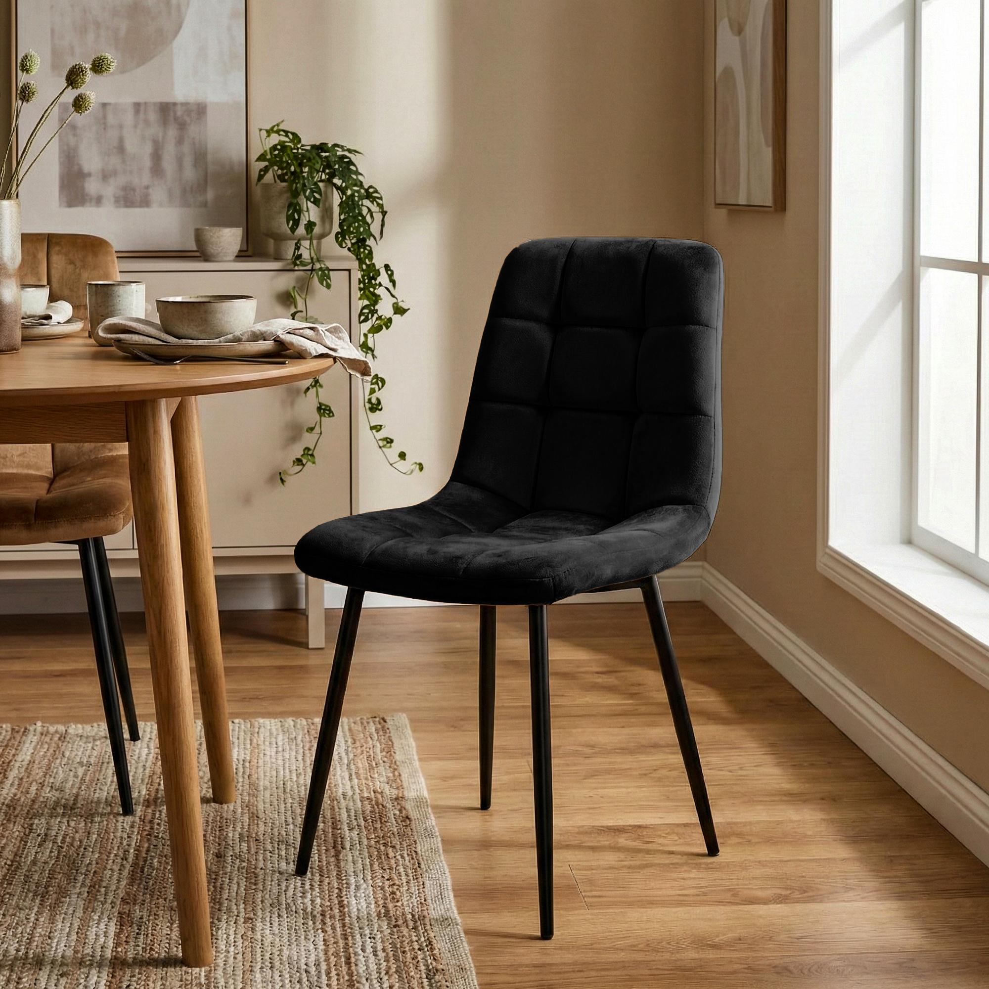 Lot de 4 chaises de salle a manger Antibes