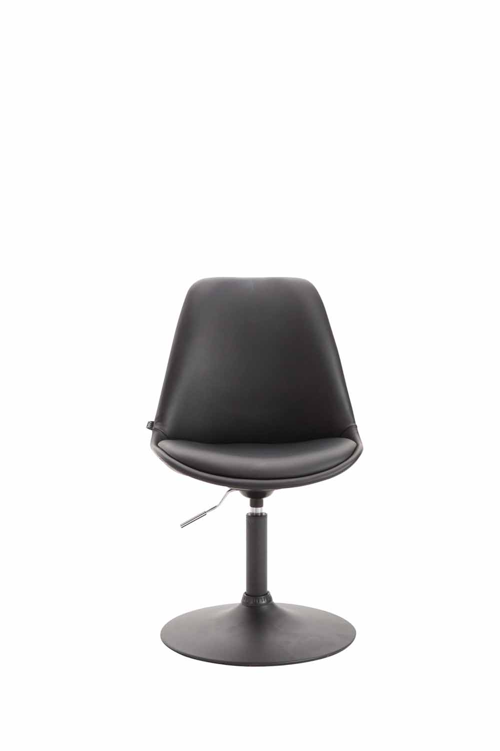 Chaise de salle à manger Maverick en similicuir avec pied trompette