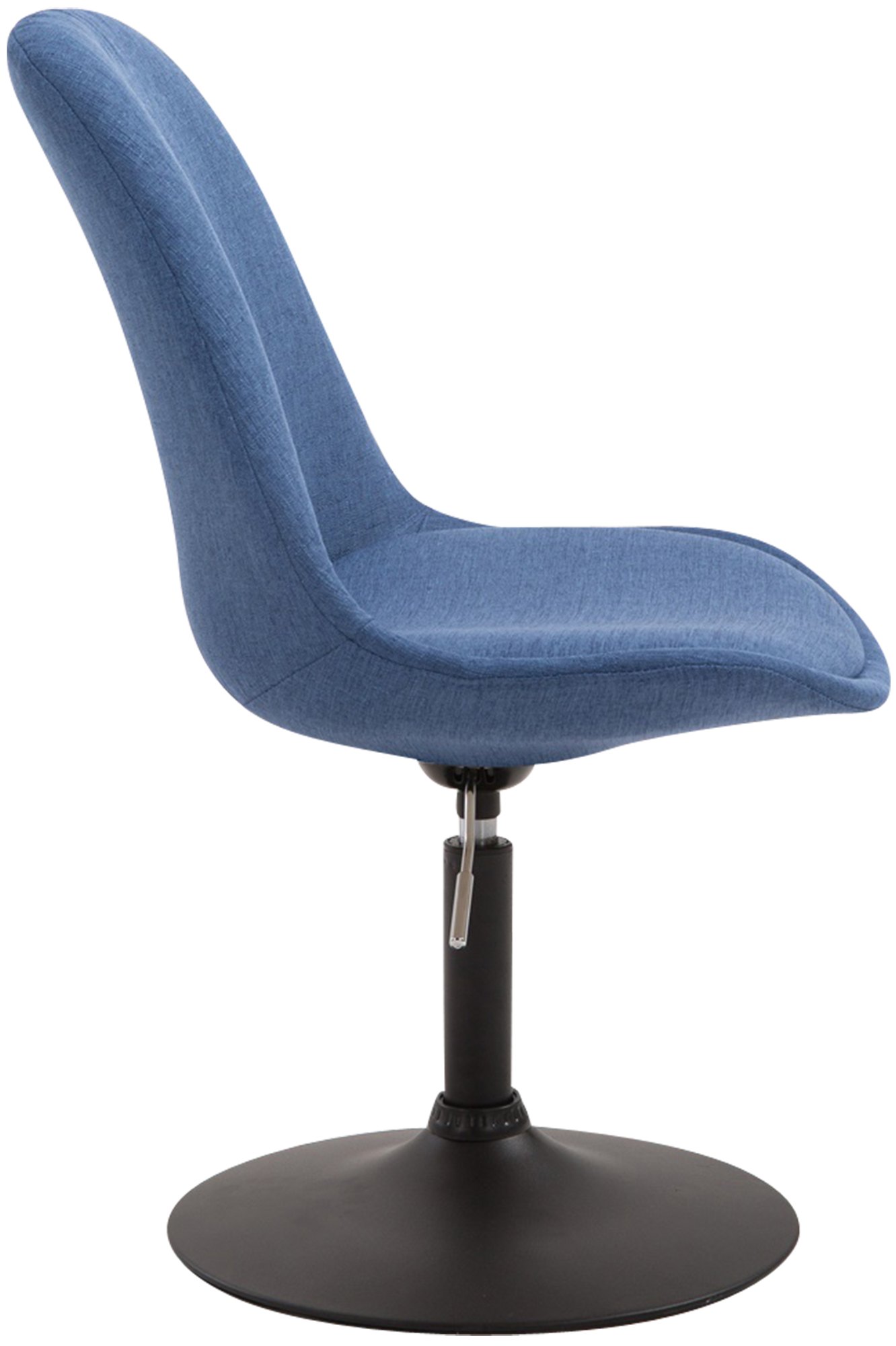Chaise de salle à manger Maverick tissu avec pied trompette