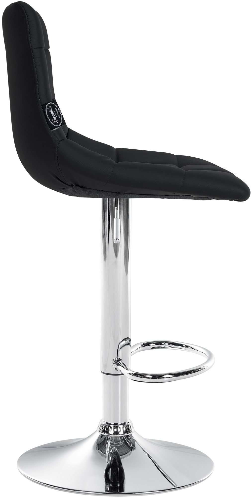 Lot de 2 tabourets de bar Jerry en similicuir