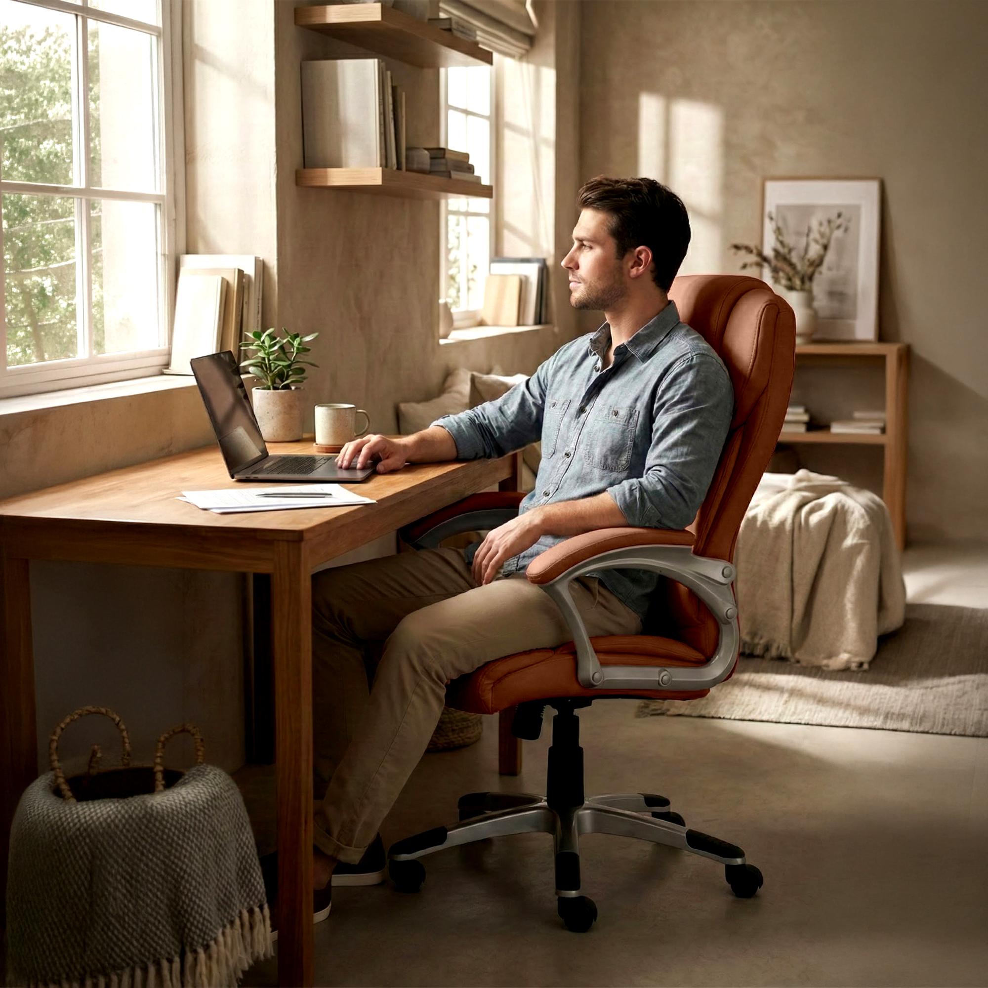 Chaise de Bureau Texas Similicuir