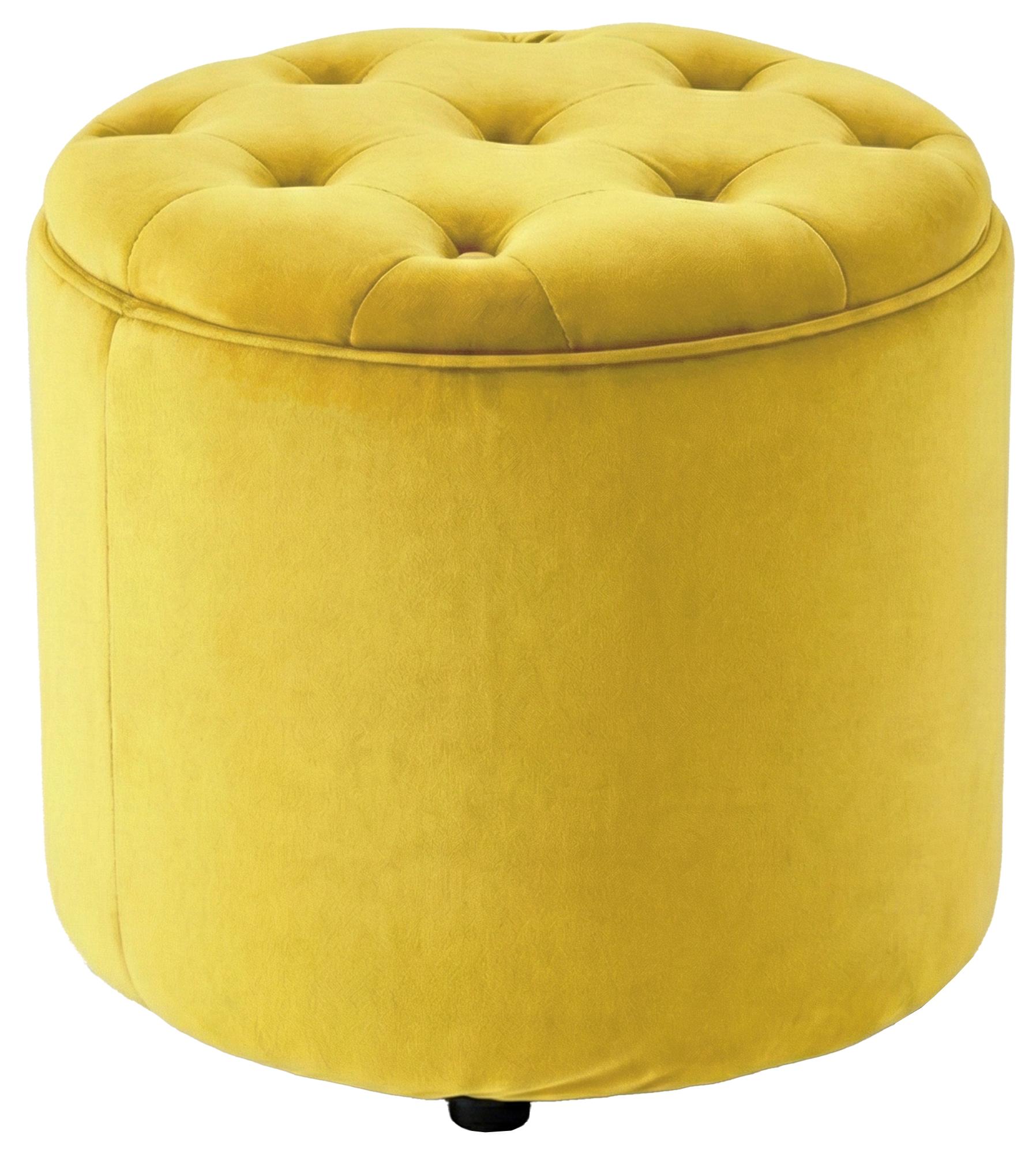 Tabouret Pantin en velours