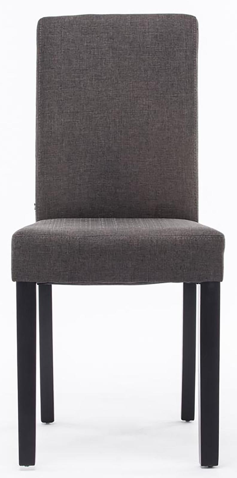 Chaise de salle à manger Ina en tissu avec Pieds en Bois