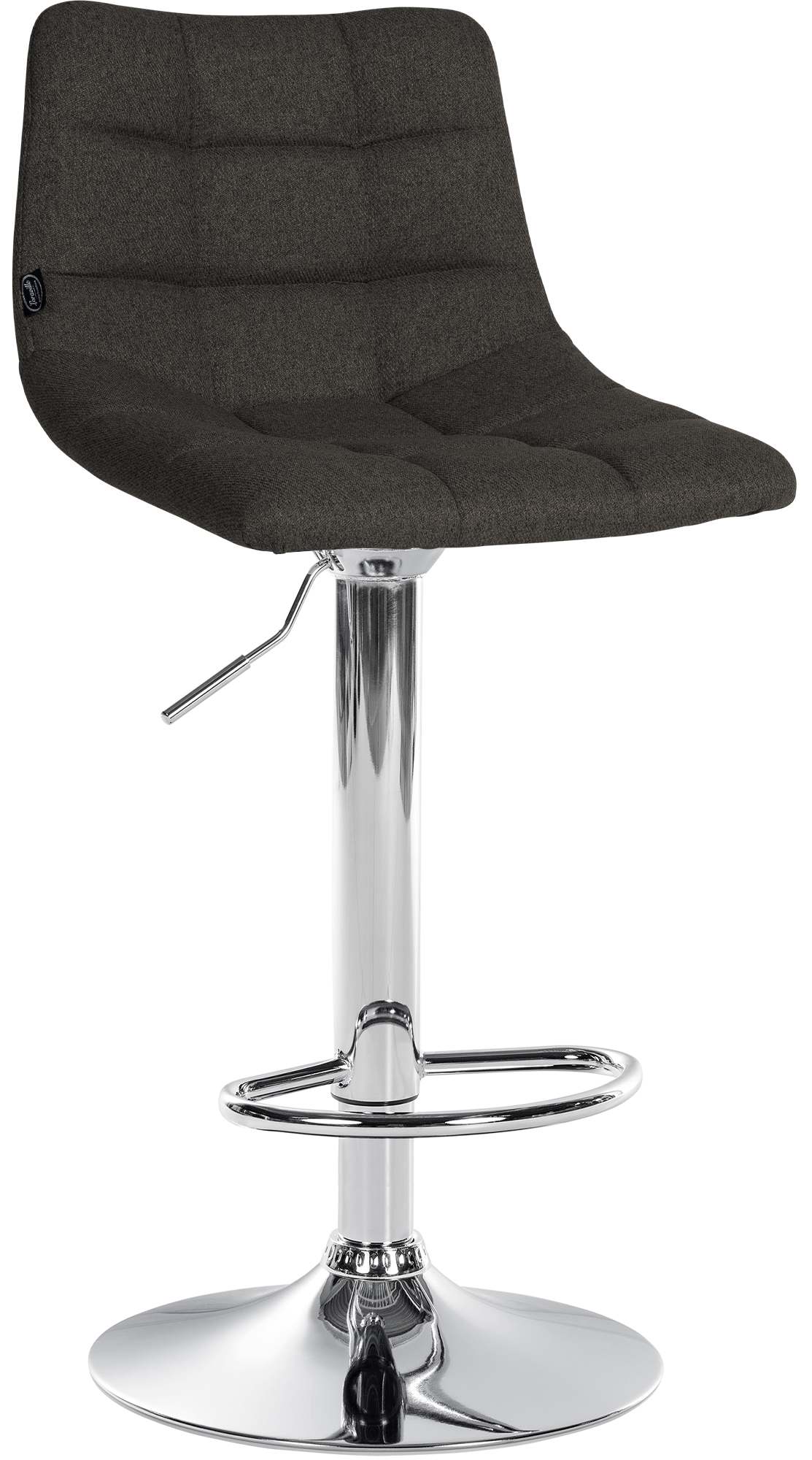Lot de 2 tabourets de bar Jerry tissu