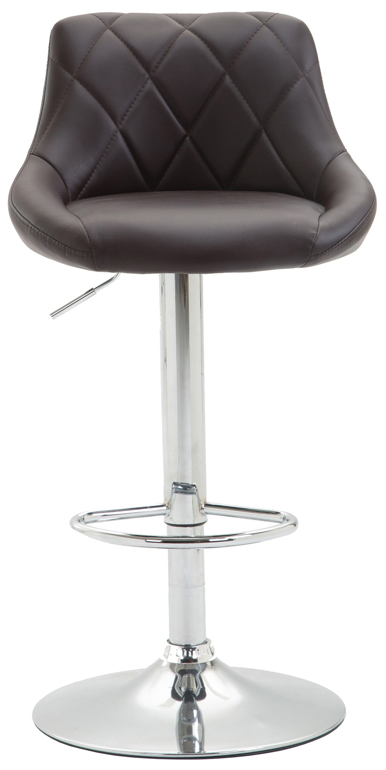 Lot de 2 tabourets de bar Lazio similicuir