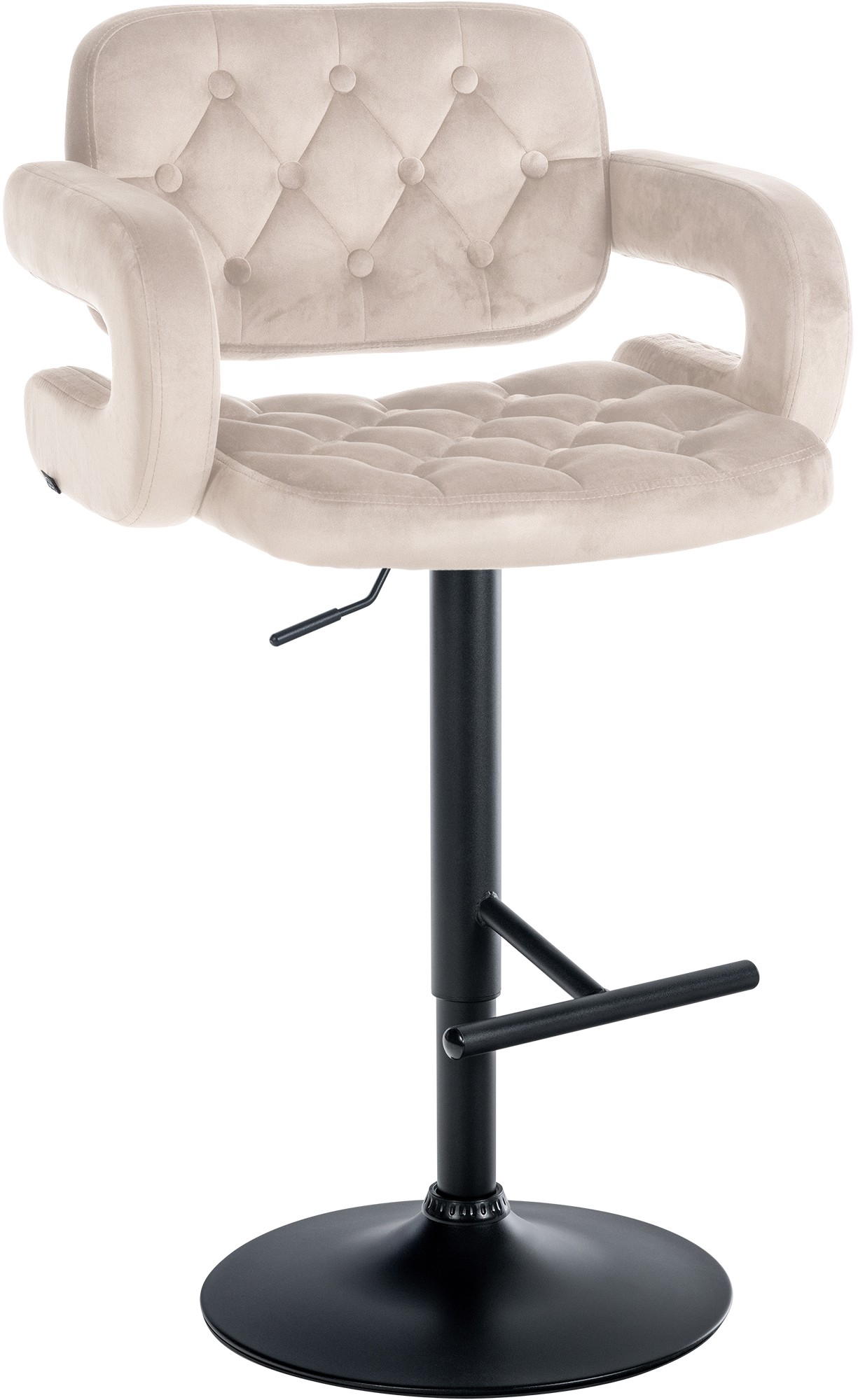 Tabouret de bar Dublin velours