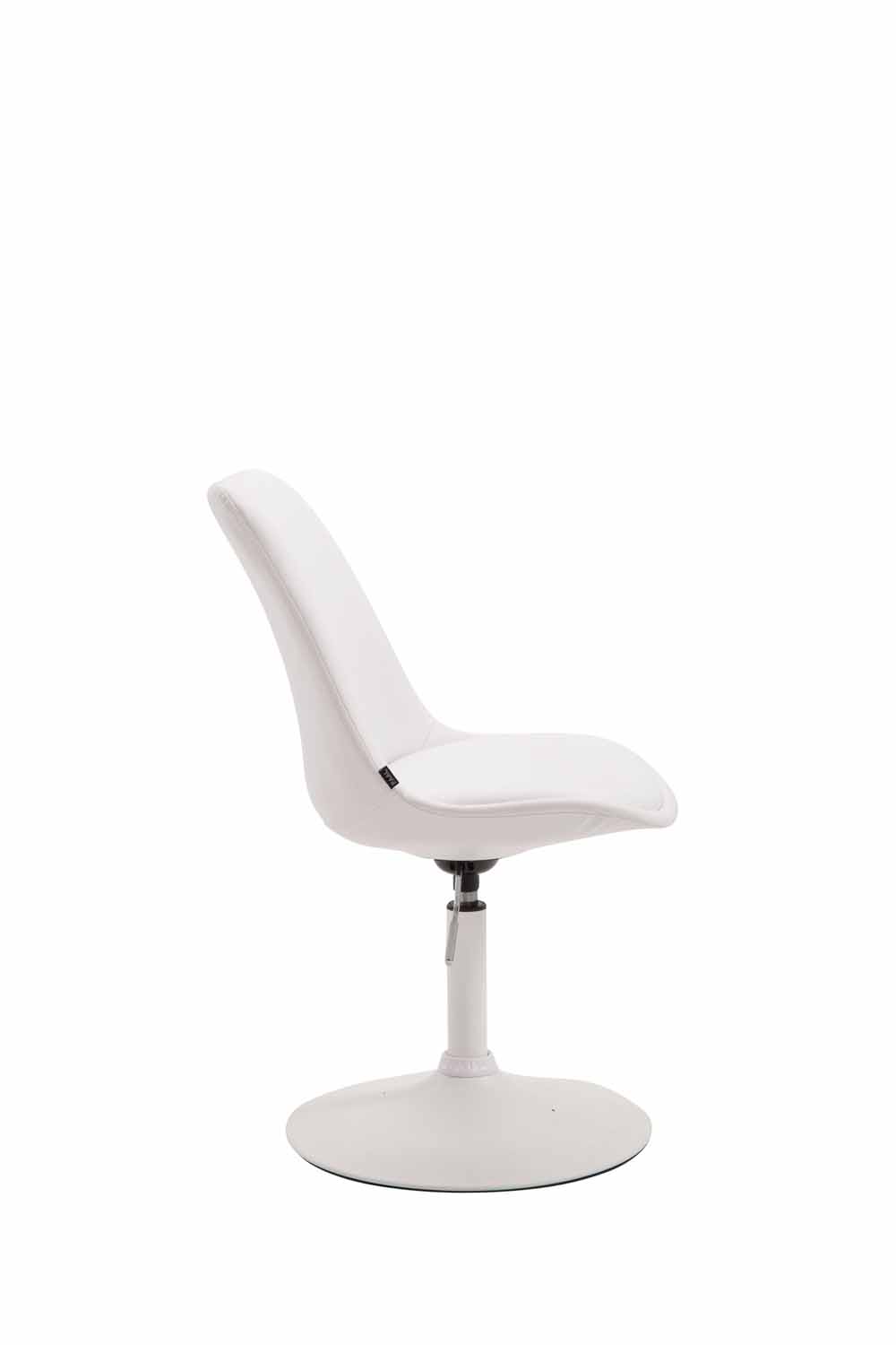 Chaise de salle à manger Maverick en similicuir avec pied trompette