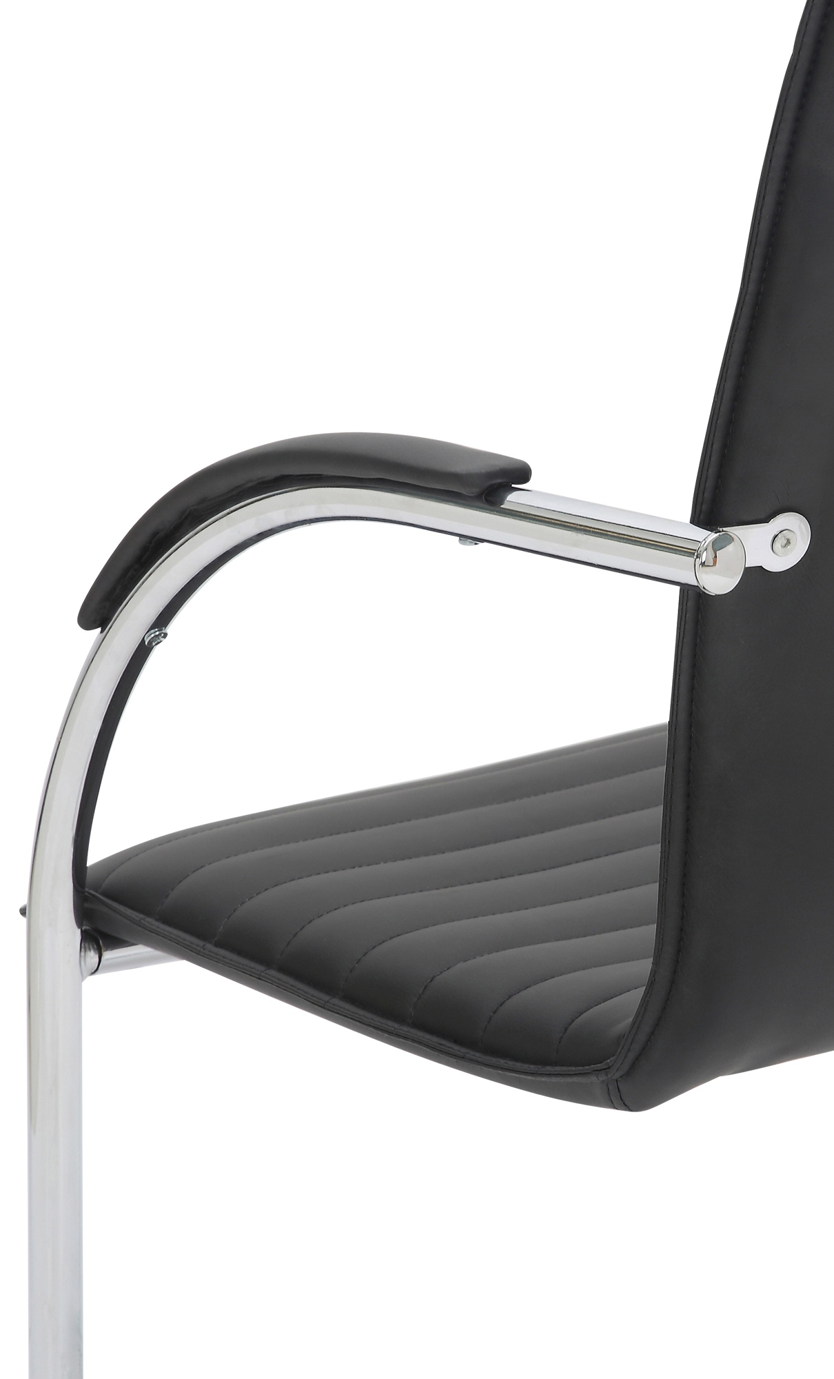Chaise visiteur Tira similicuir