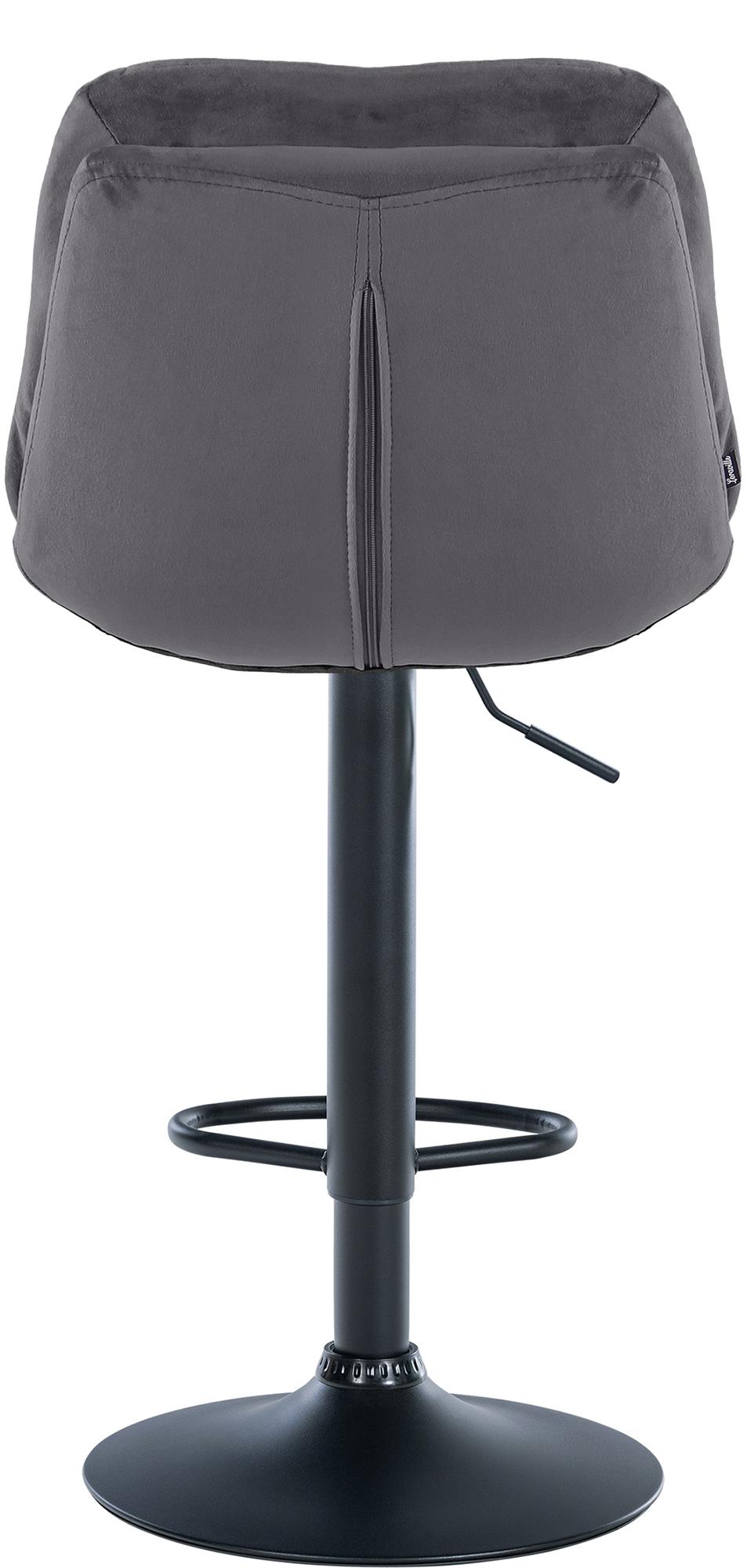 Tabouret de bar Laurel velours