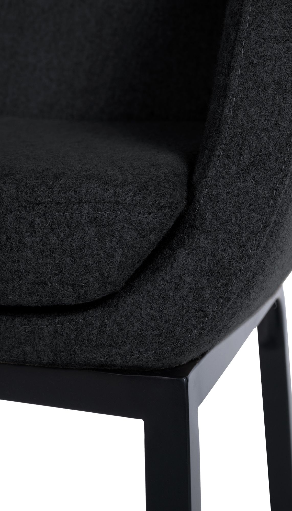 Tabouret de bar Rockhill feutre