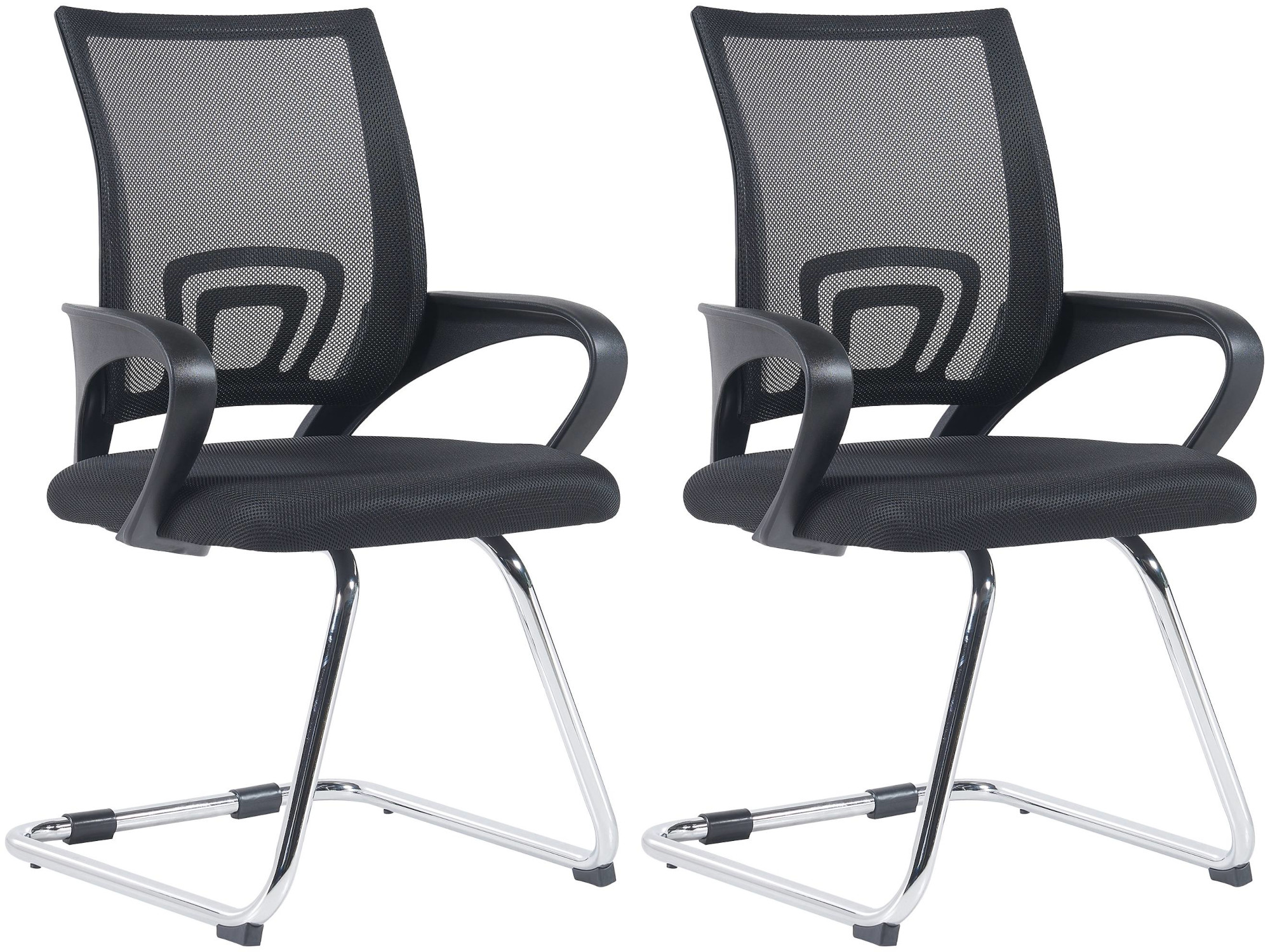 Lot de 2 chaises cantilever Eureka