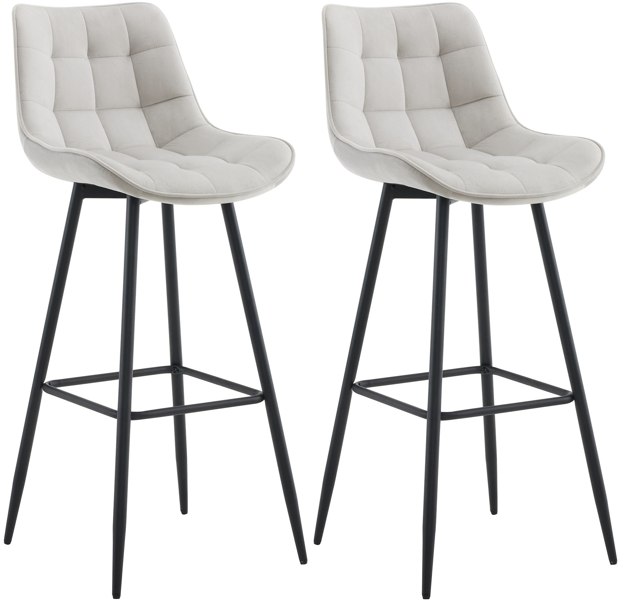 Lot de 2 tabourets de bar Dartford