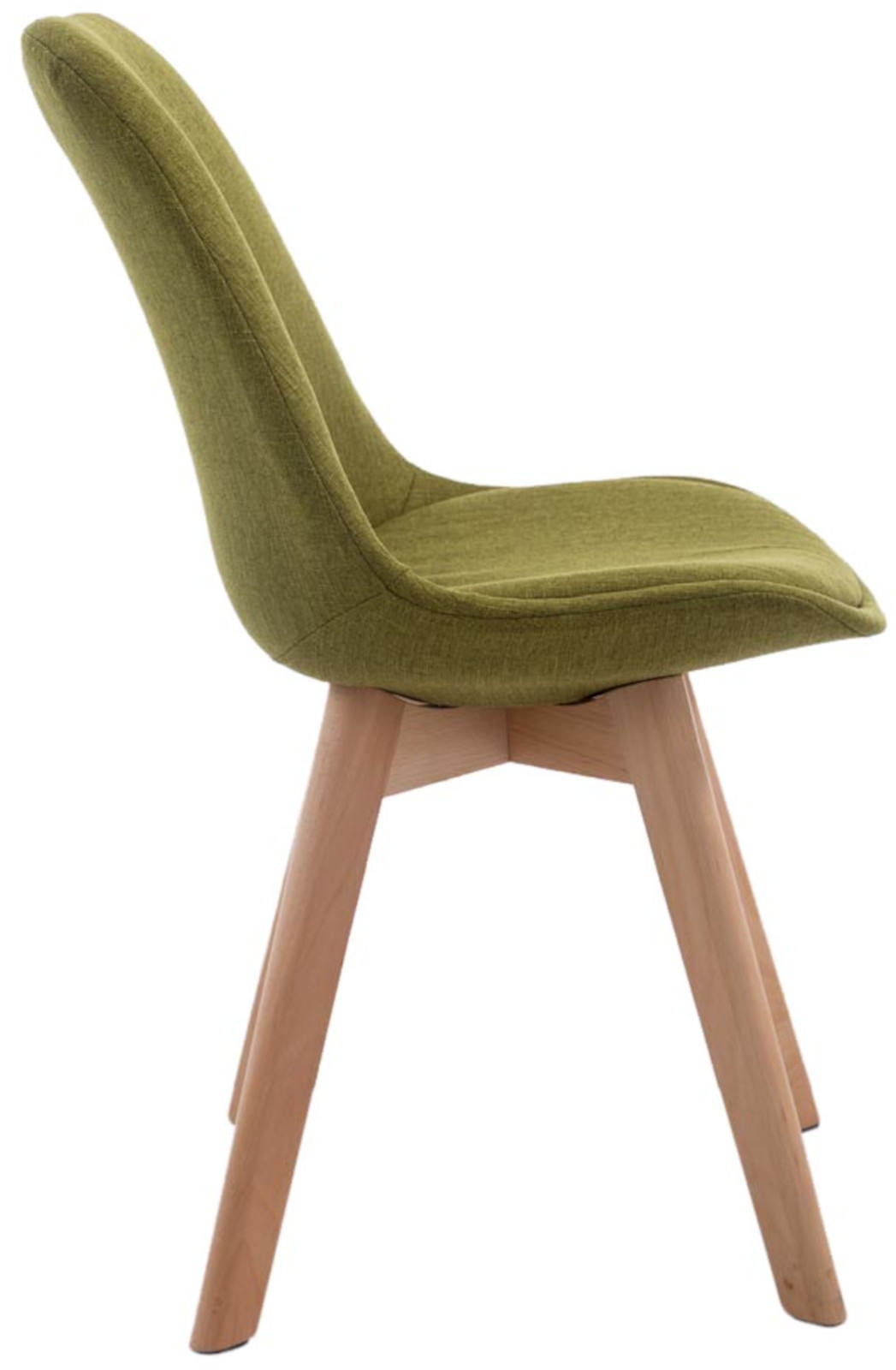 Lot de 4 chaises de salle à manger Borneo V2 en Tissu