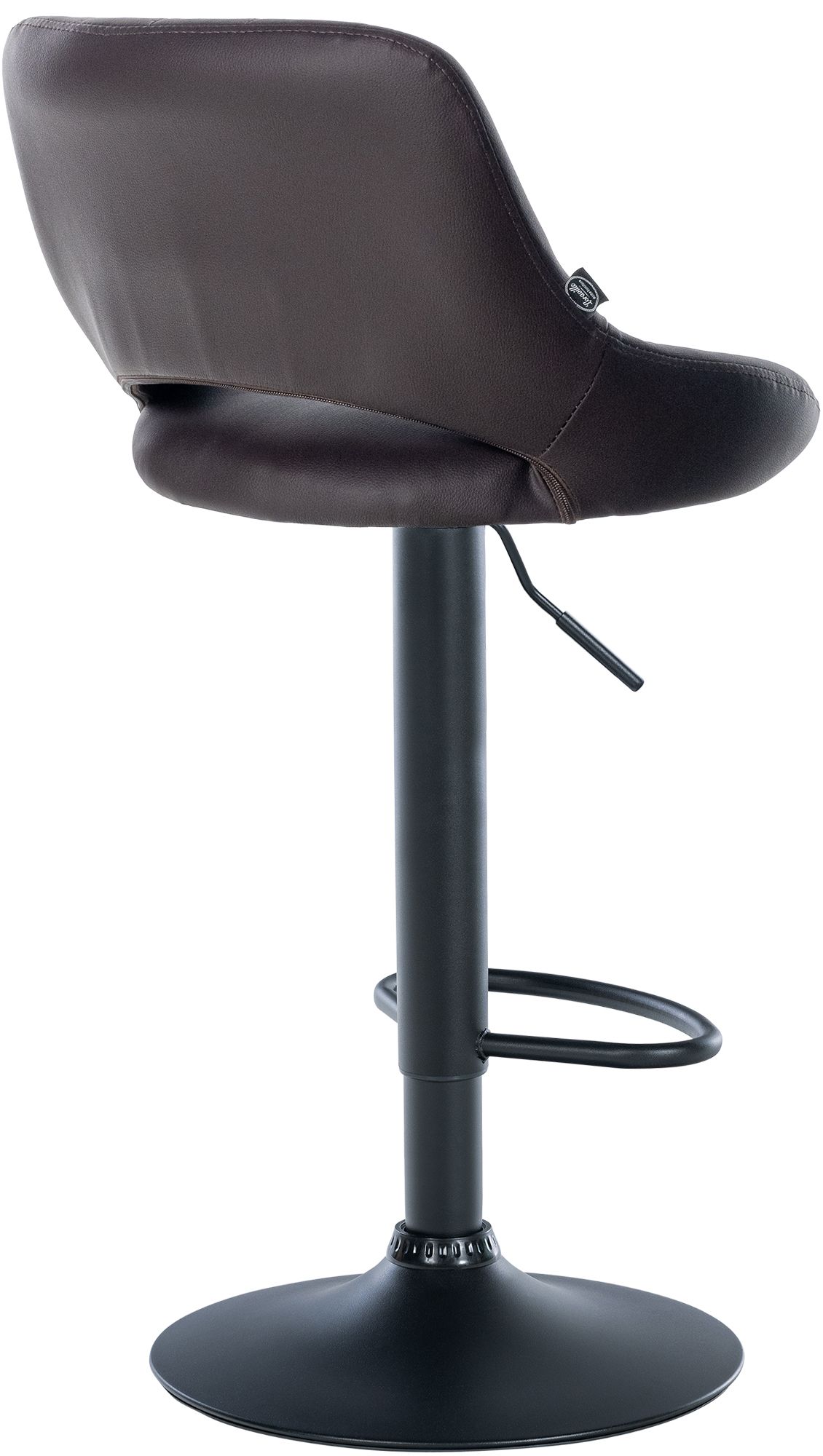 Lot de 2 tabourets de bar Milet en similicuir