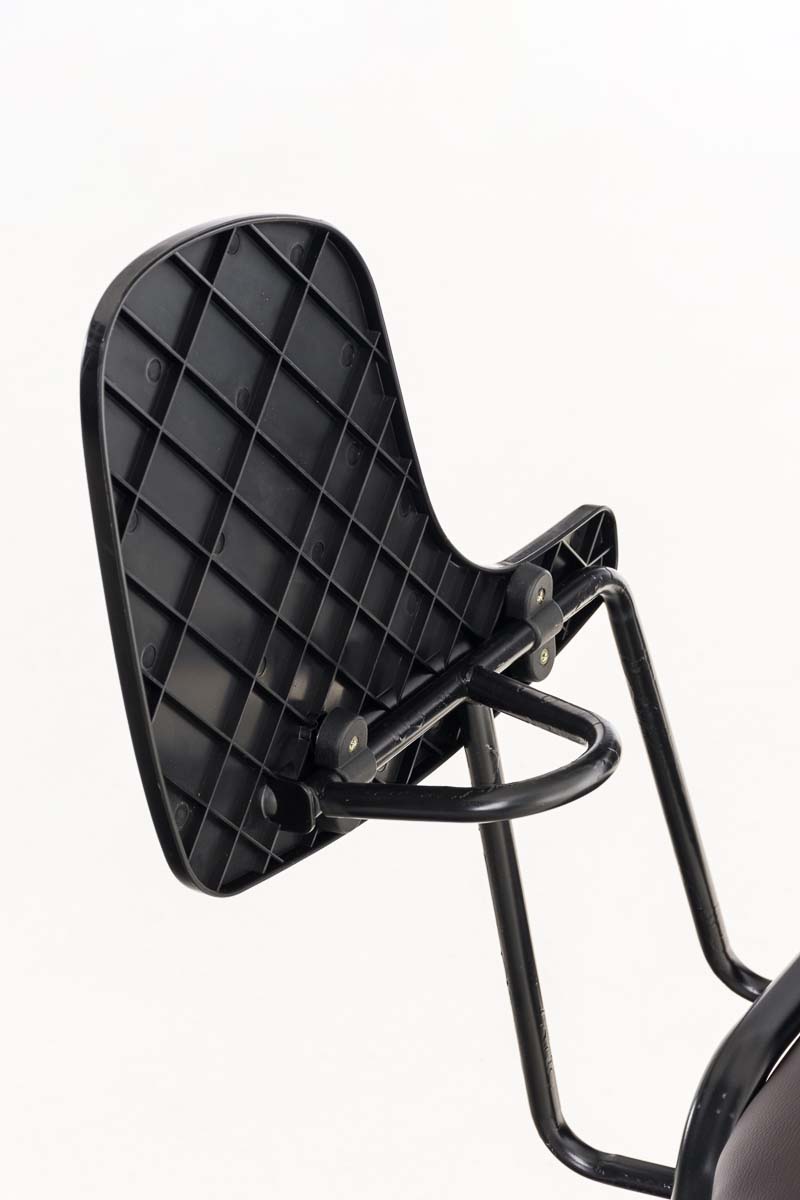 Chaise Ken en similicuir avec tablette rabattable