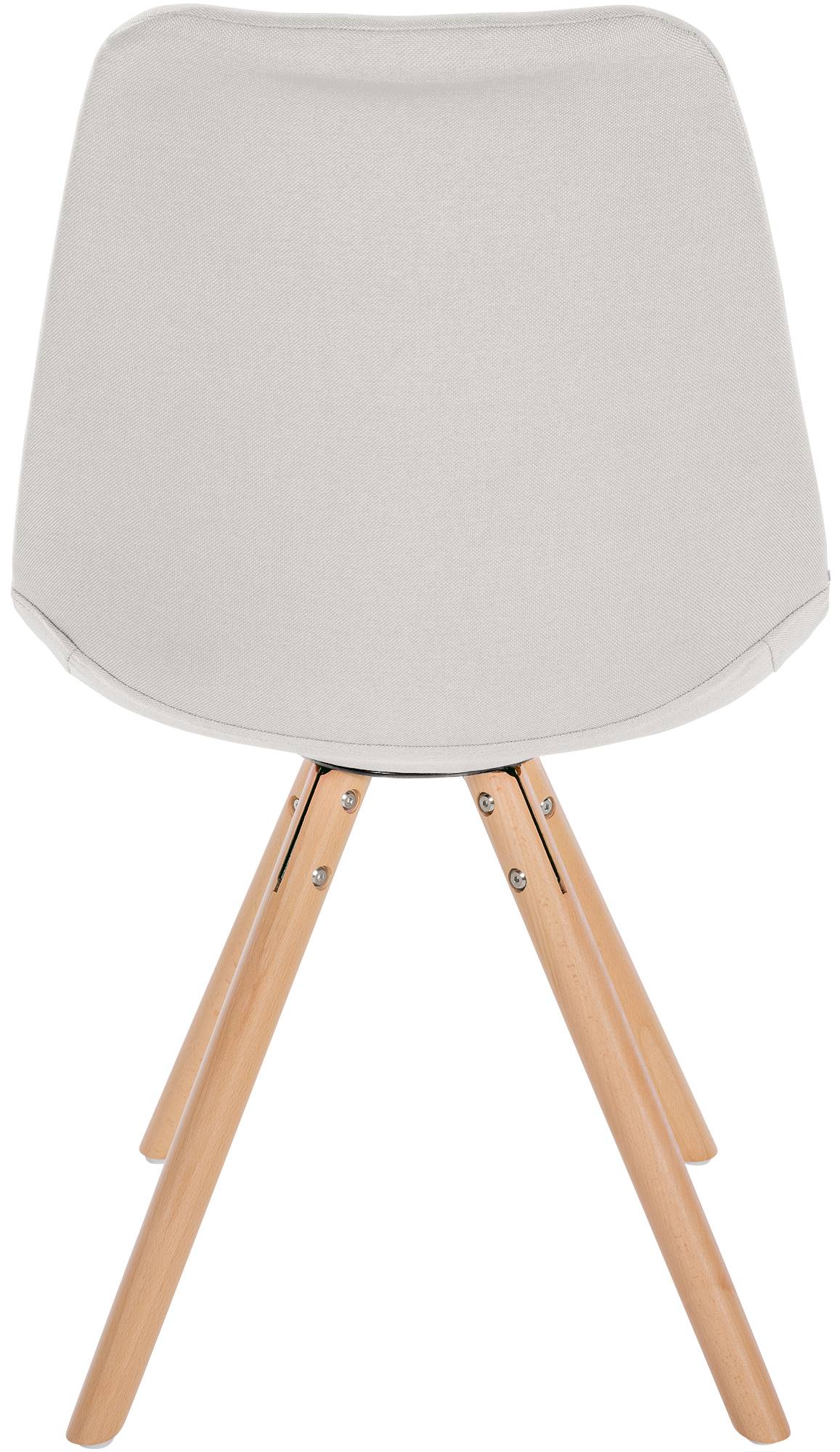 Lot de 4 chaises de salle à manger Sofia en tissu Pieds en bois
