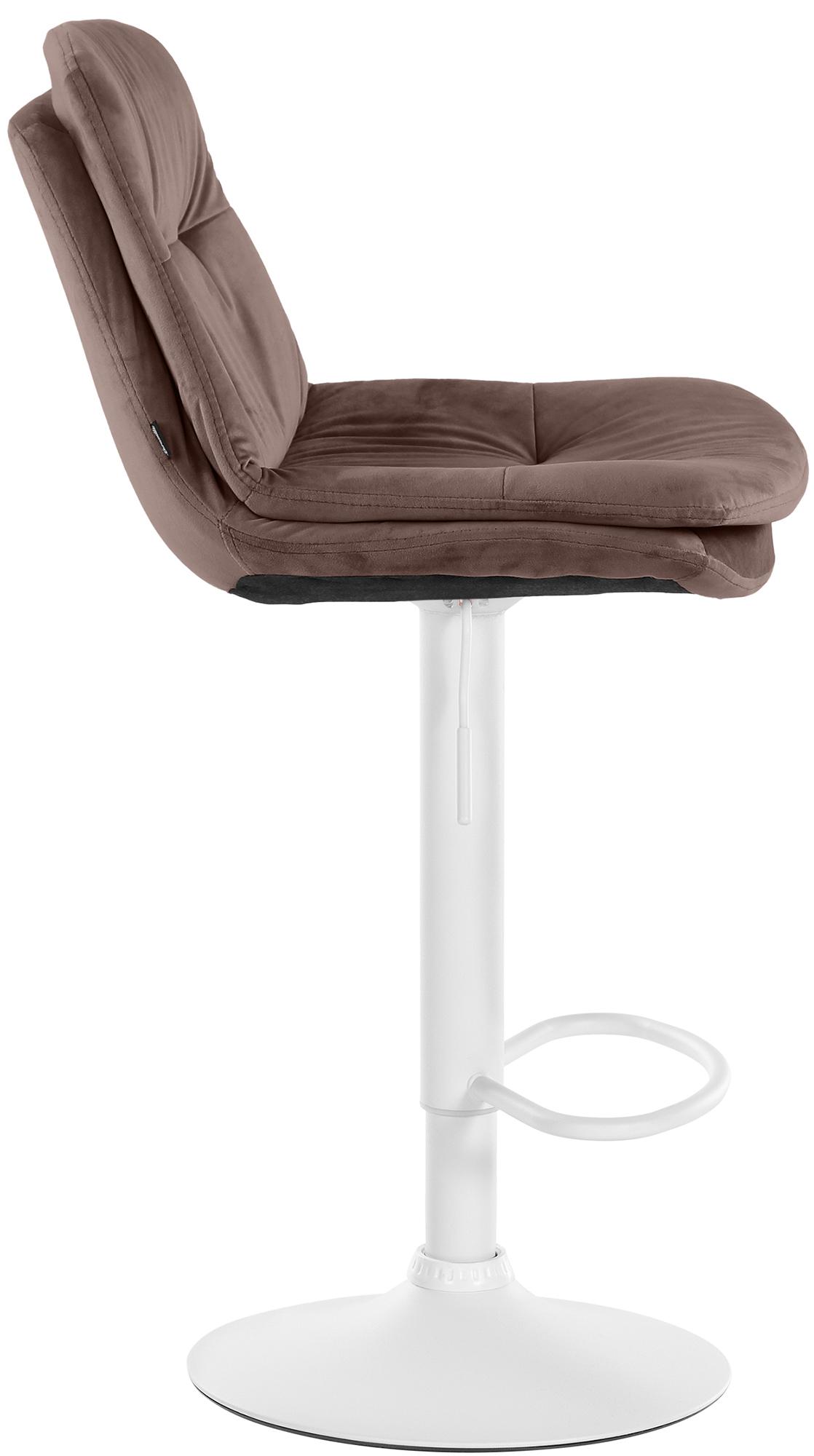Tabouret de bar Laurel velours