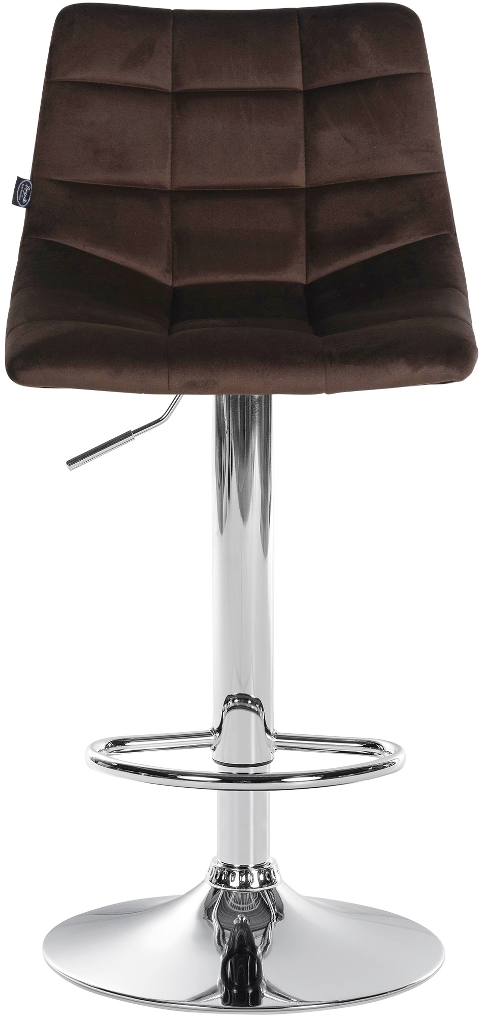 Tabouret de bar Jerry velours